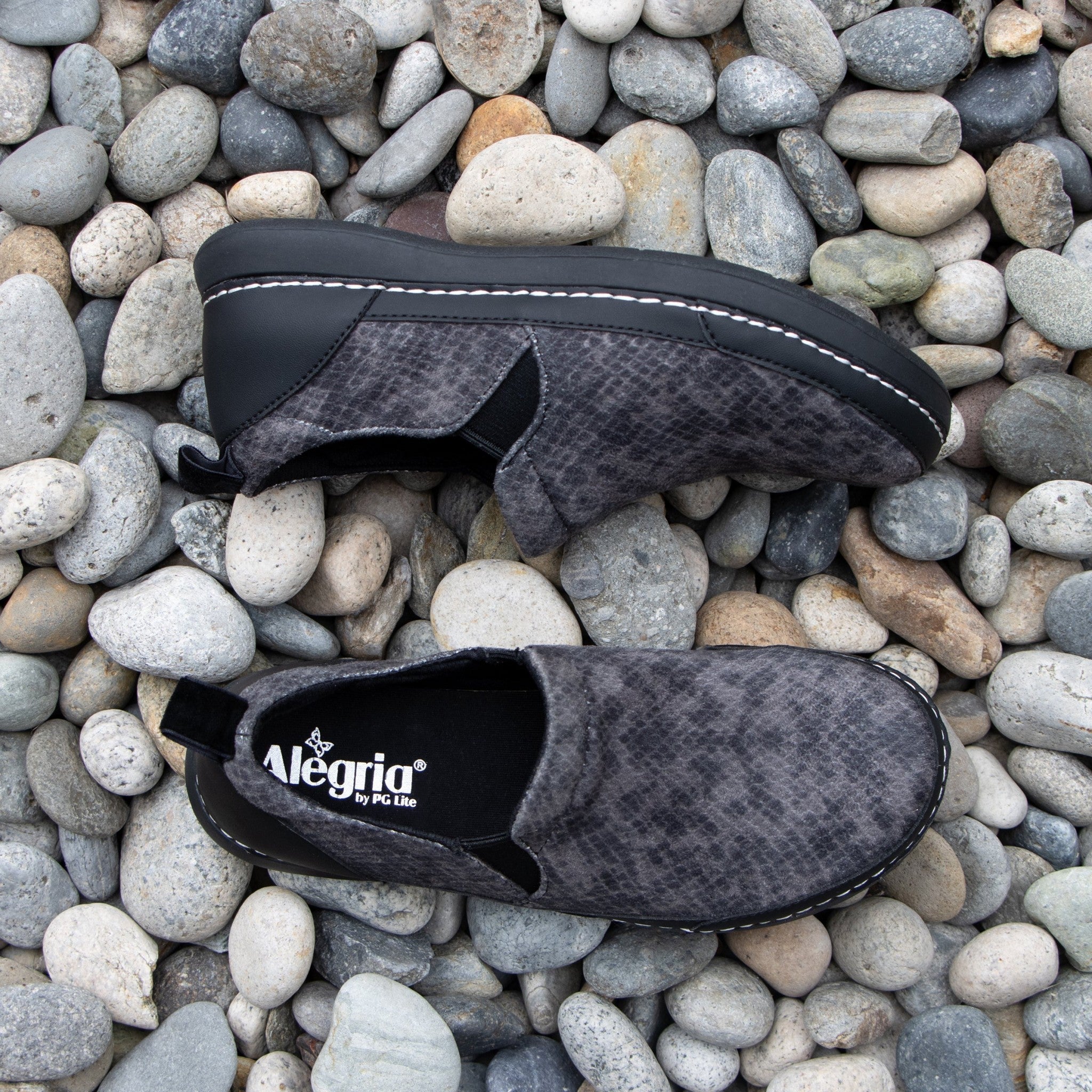 Alegria Axis Comfort Arch Support Women's Slip-On Shoe - Snake - 2