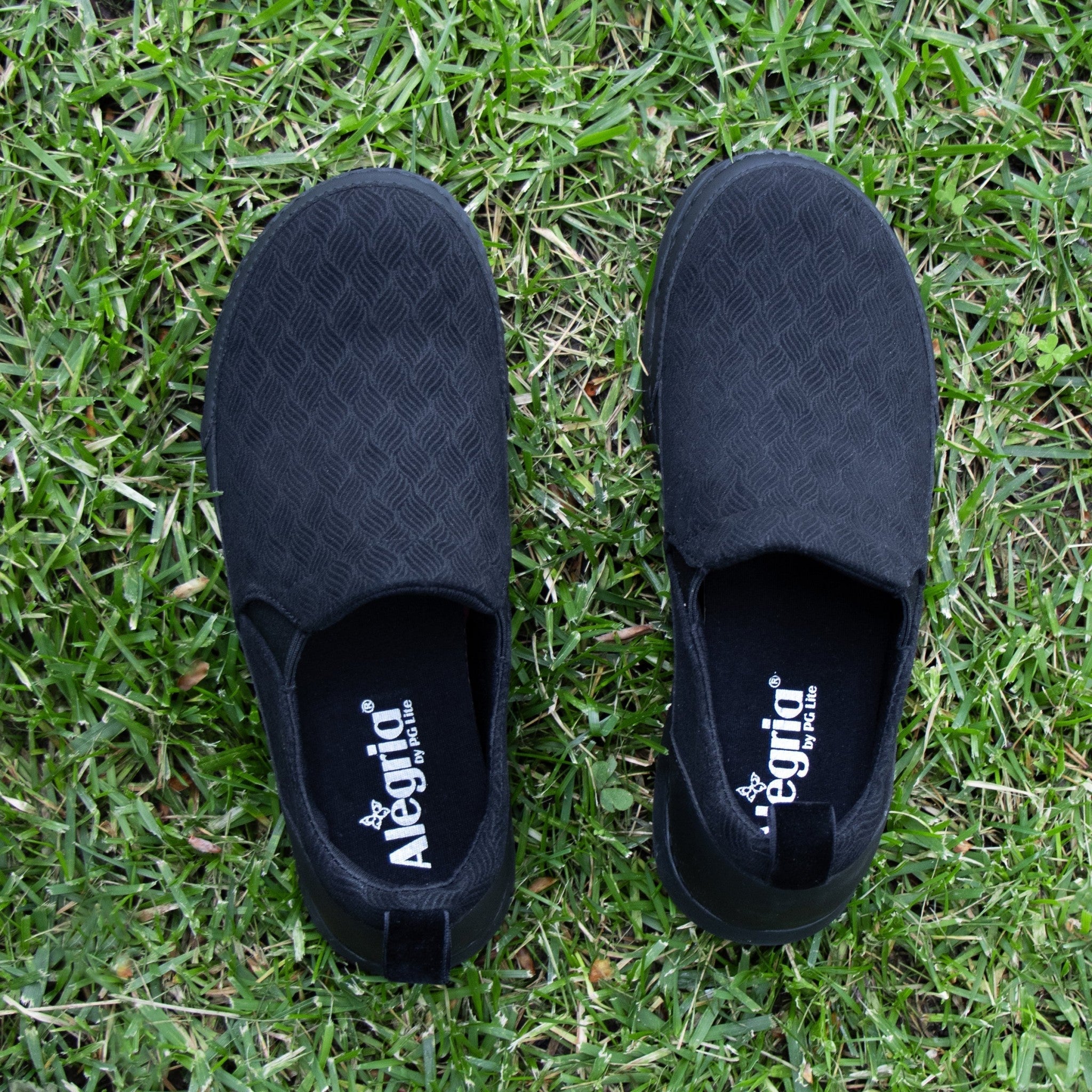 Alegria Axis Comfort Arch Support Women's Slip-On Shoe - Twister Black - 2