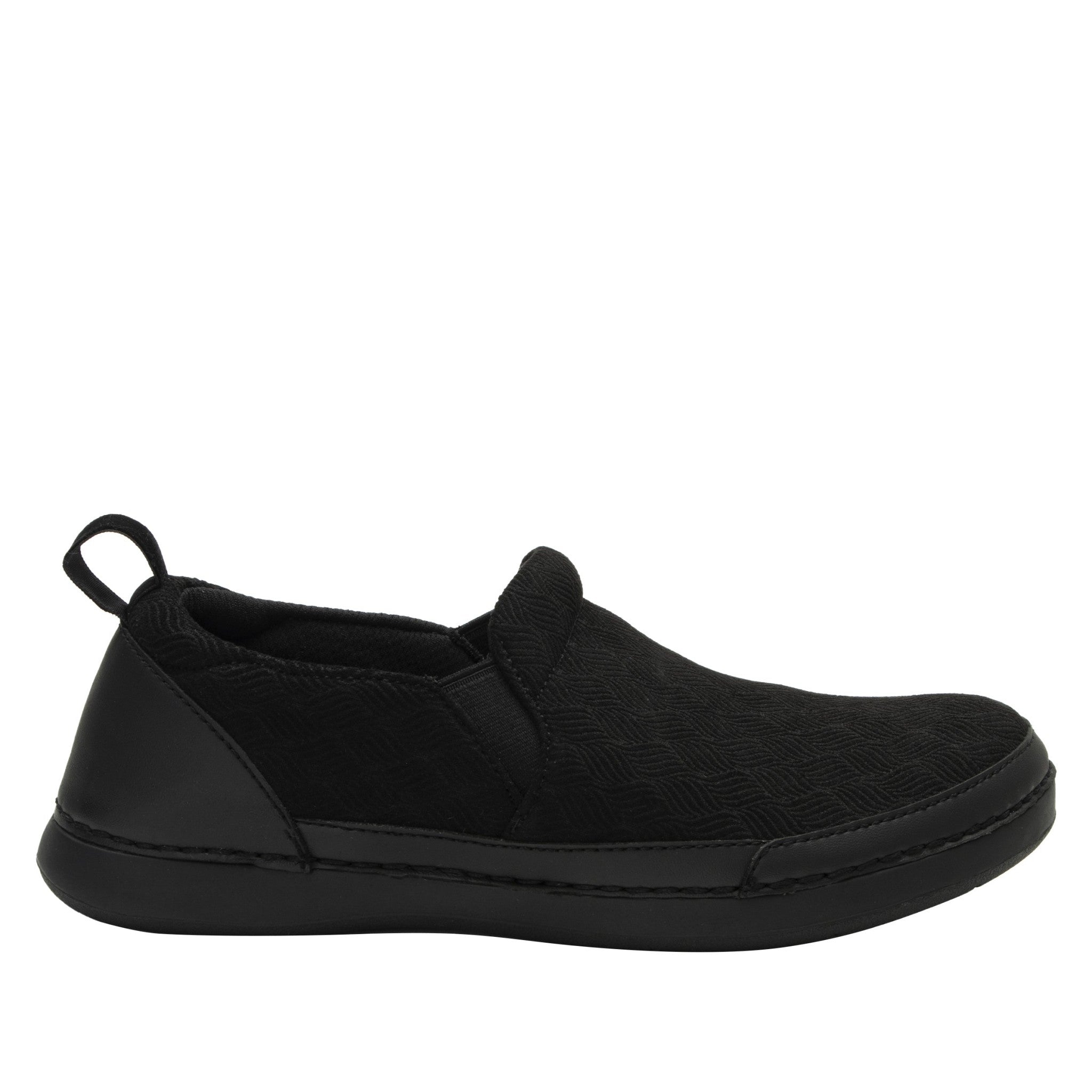 Alegria Axis Comfort Arch Support Women's Slip-On Shoe - Twister Black - 3