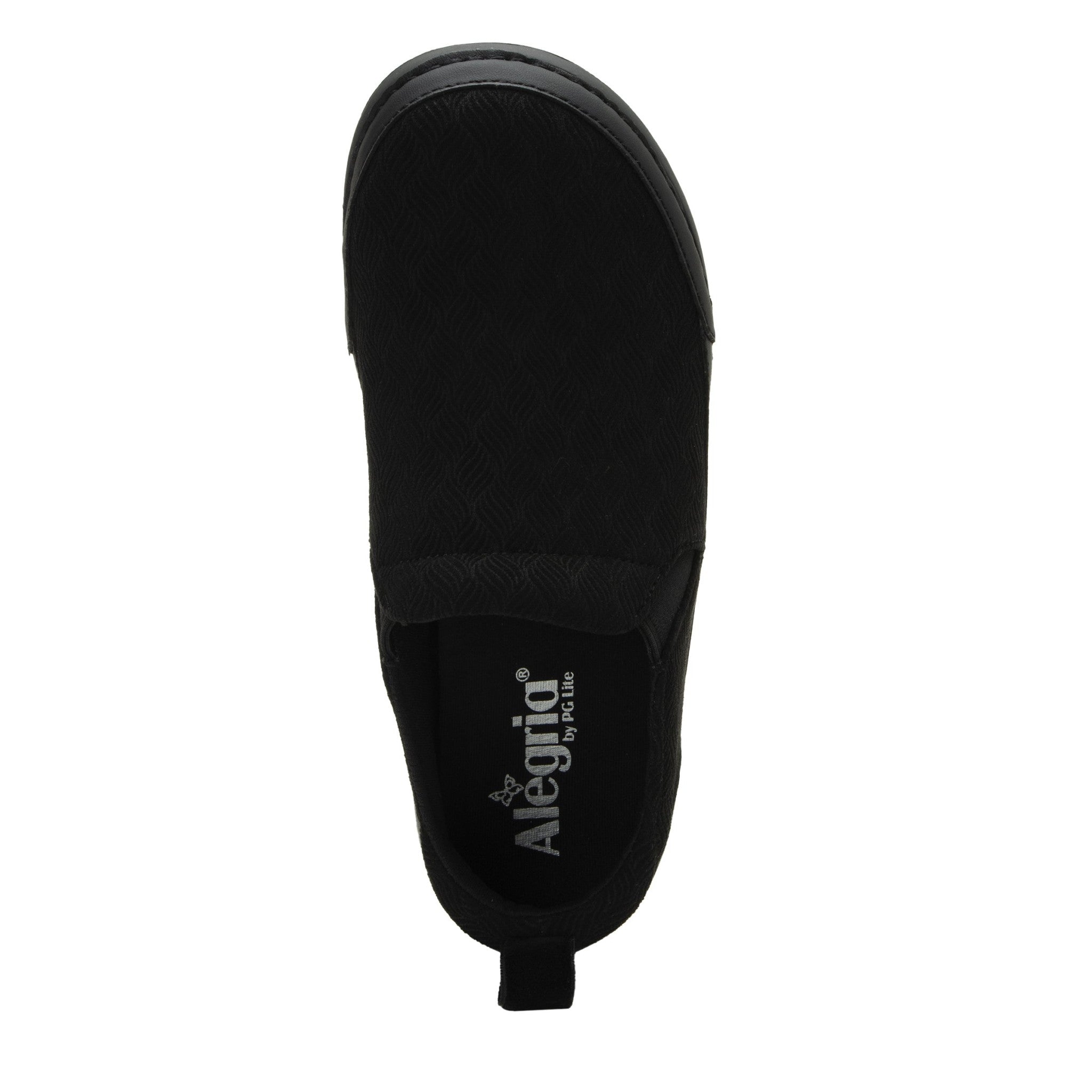Alegria Axis Comfort Arch Support Women's Slip-On Shoe - Twister Black - 5
