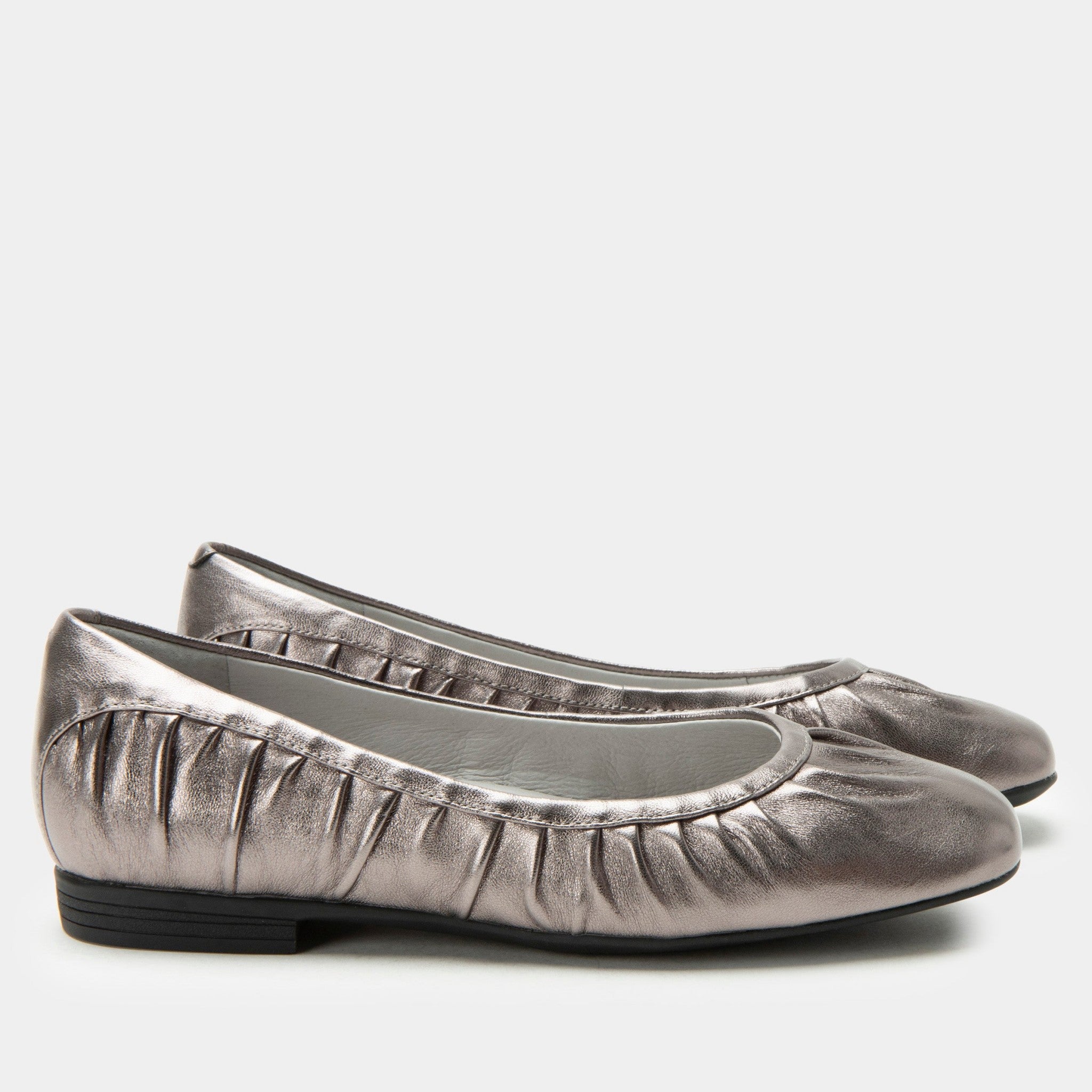 Alegria Beka Comfort Arch Support Women's Ballet Flat - Pewter - 3