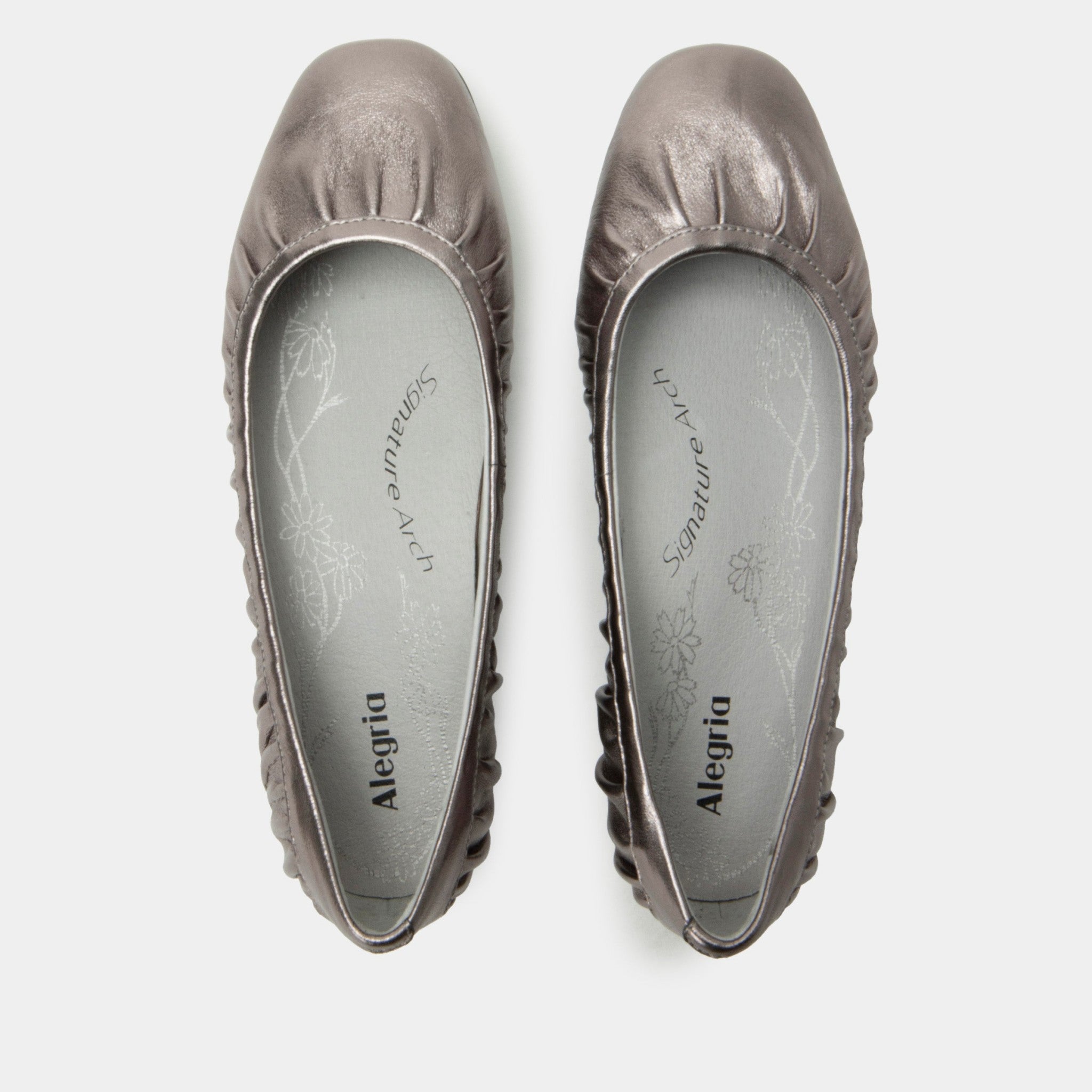 Alegria Beka Comfort Arch Support Women's Ballet Flat - Pewter - 5