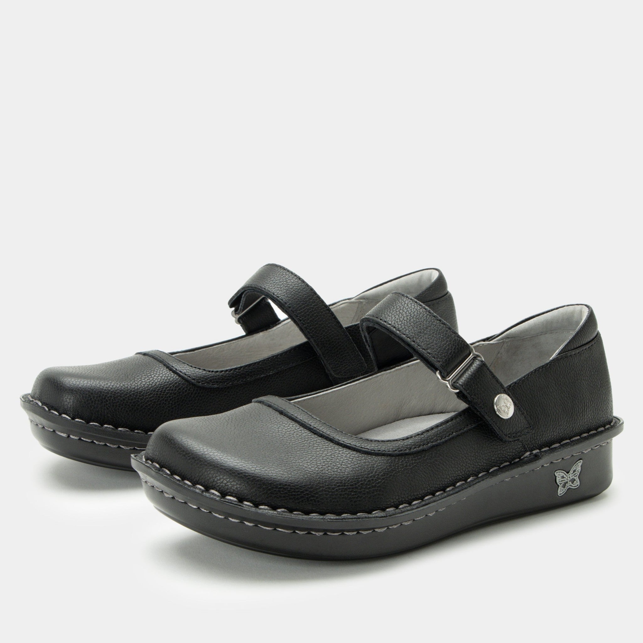 Alegria Belle Upgrade Mini Comfort Arch Support Women's Mary Jane Shoe - Black - 1