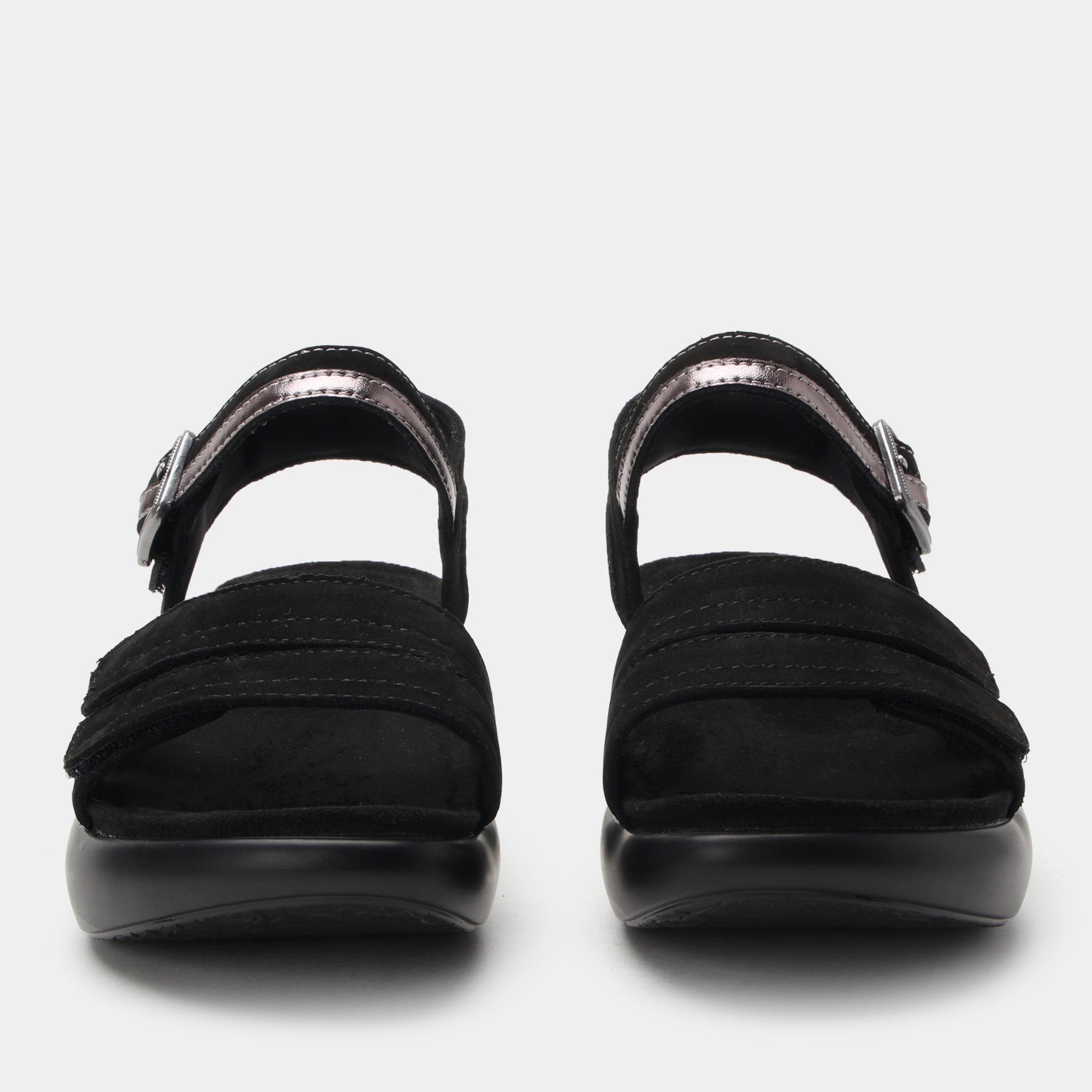 Alegria Blinda Sleek Rocker Comfort Arch Support Women's Sandal - Black - 6