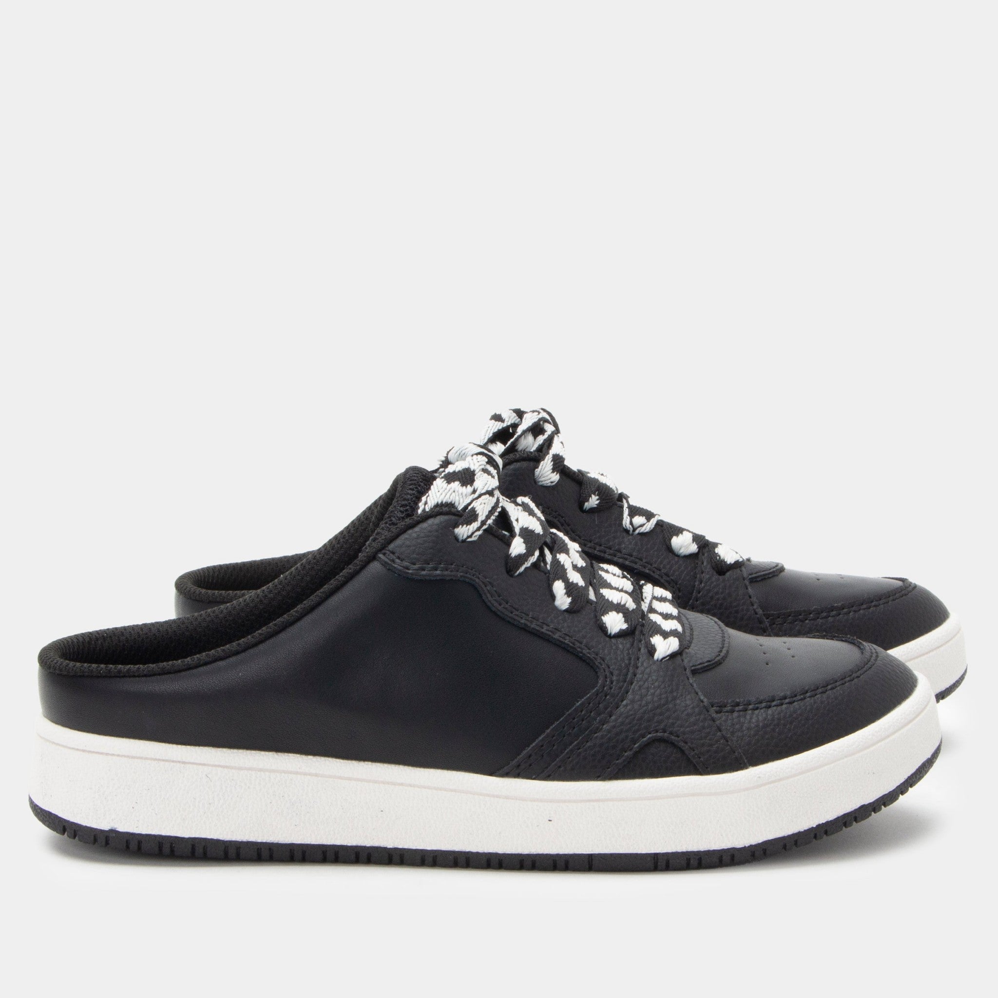 Alegria Celeste Court Sport Comfort Arch Support Women's Slip-On Sneaker - Black - 3