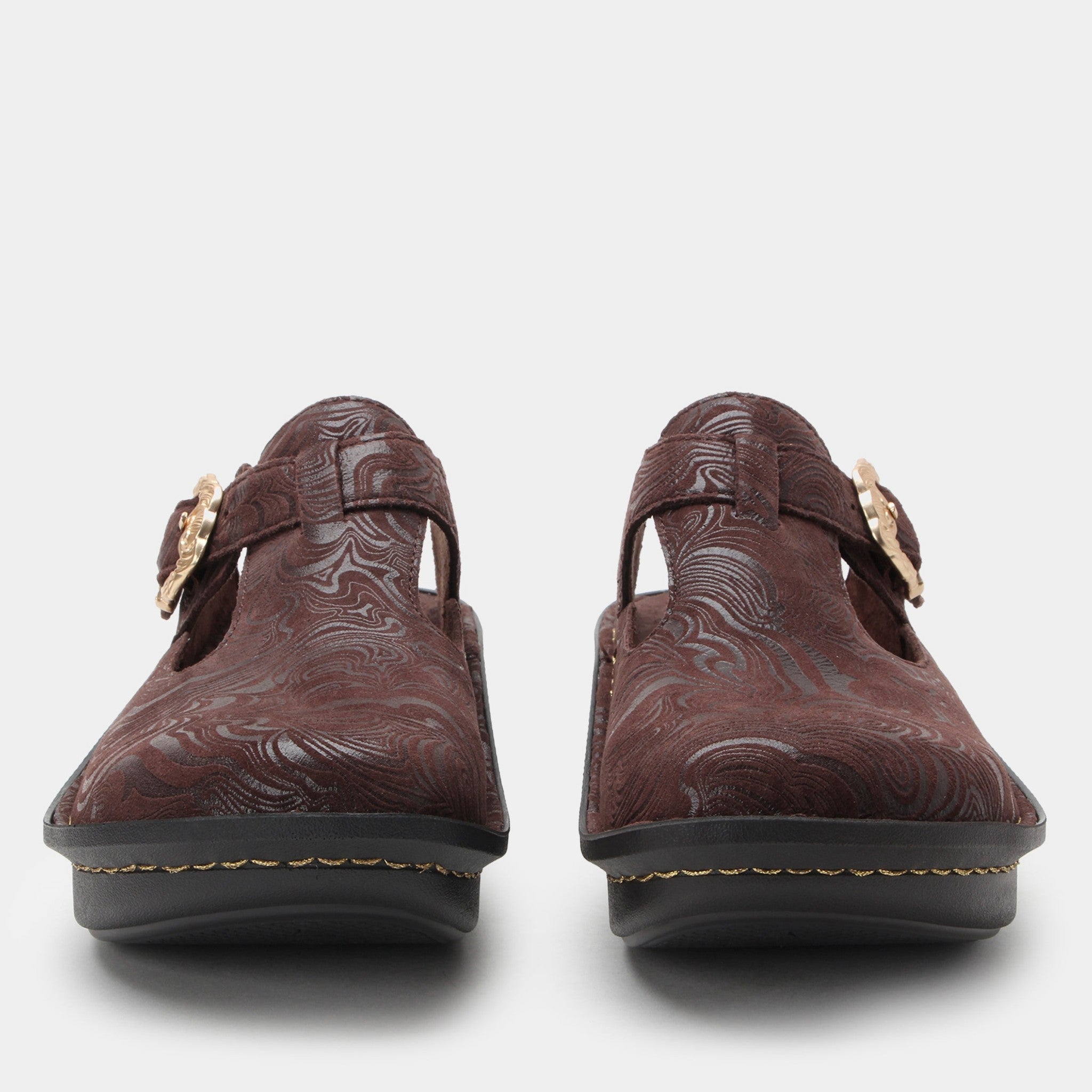 Alegria Classic Rocker Comfort Arch Support Women's Clog - Swirling Brown - 6