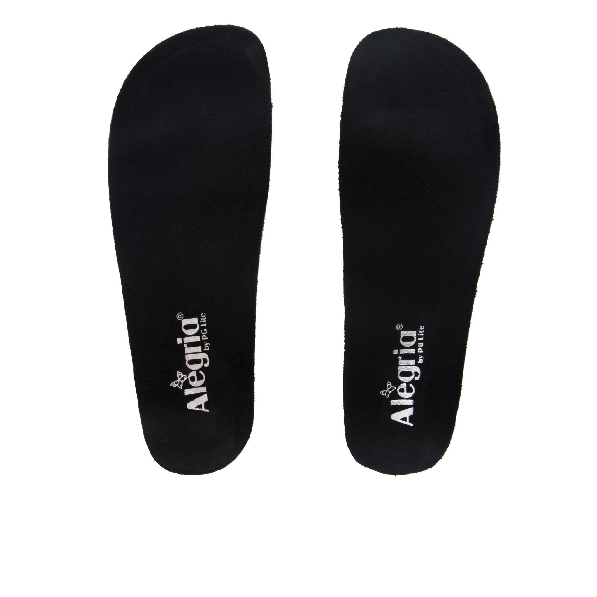 Alegria Classic Comfort Orthotic Arch Support Unisex Footbed - Black Microsuede - 2