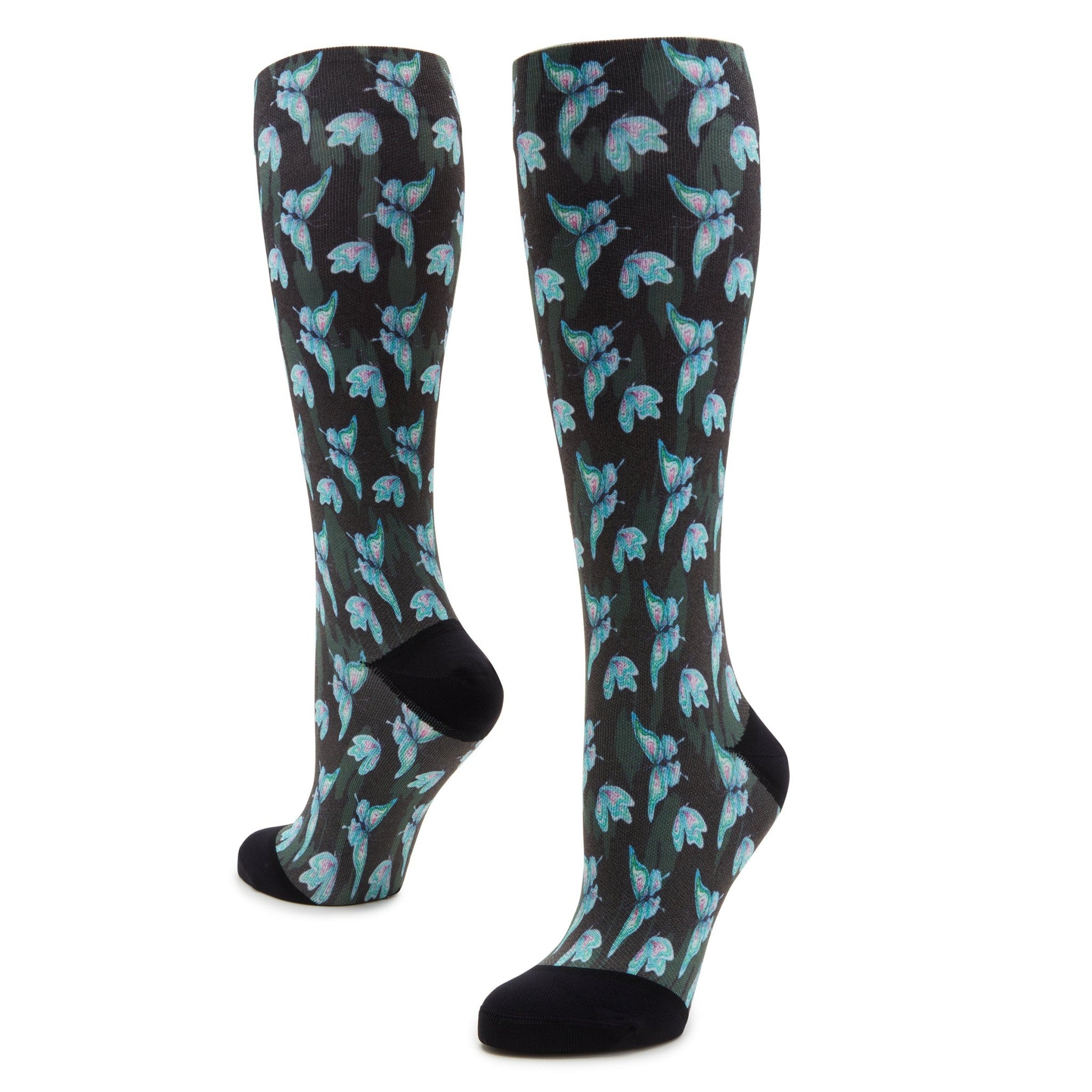Alegria Compression Socks Comfort Arch Support Unisex Compression Socks - Butterfly Socks - 3