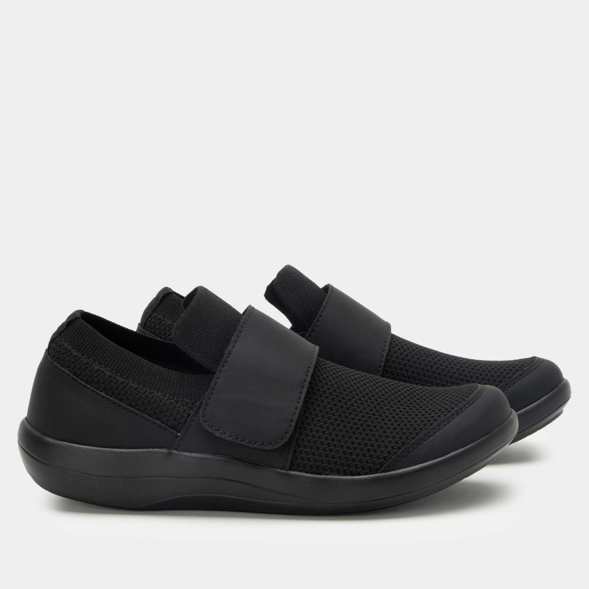 Alegria Dasher Sport Rocker Comfort Arch Support Women's Walking Shoe - Black Out - 3