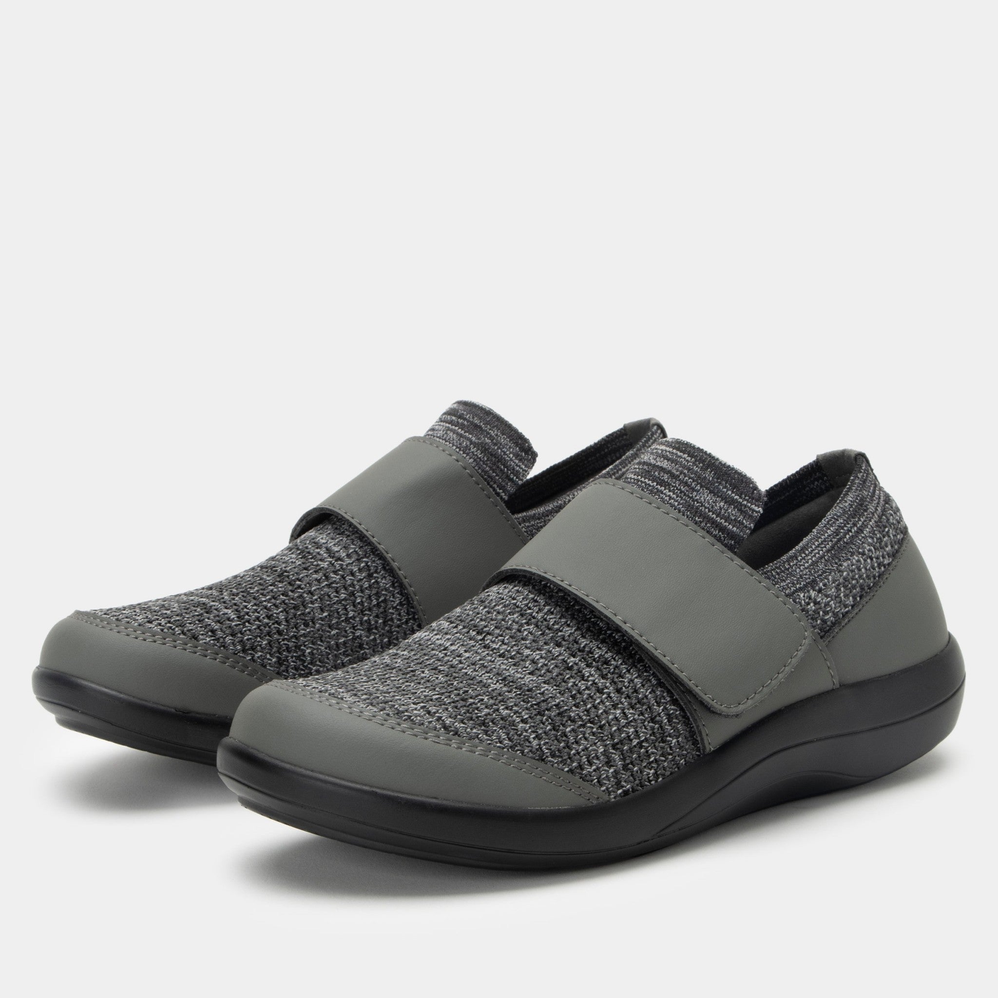 Alegria Dasher Sport Rocker Comfort Arch Support Women's Walking Shoe in Charcoal