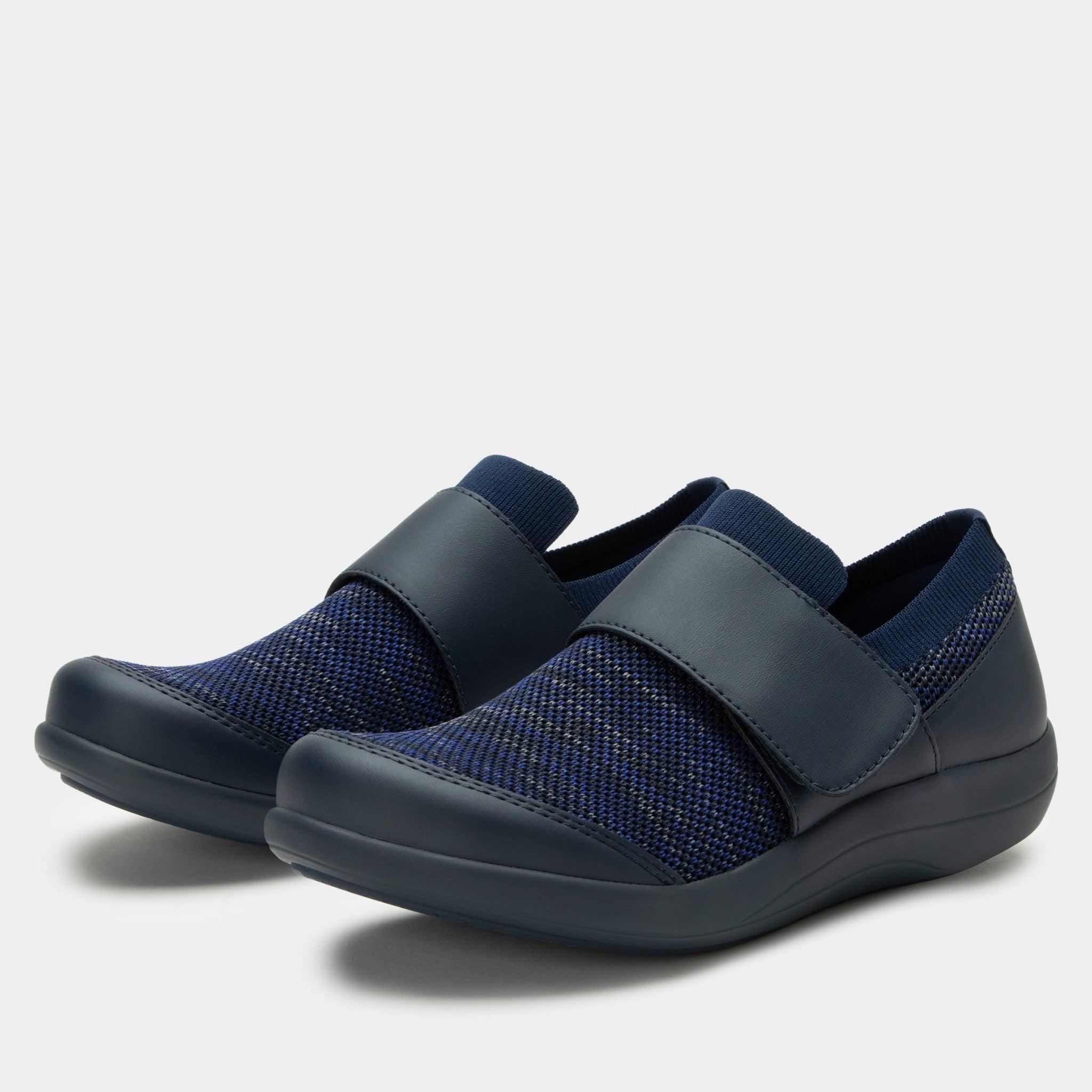 Alegria Dasher Sport Rocker Comfort Arch Support Women's Walking Shoe - Navy Multi - 1