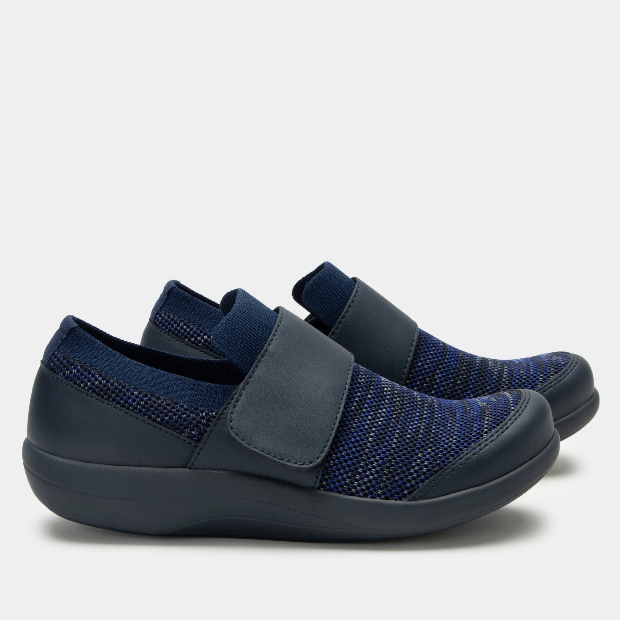 Alegria Dasher Sport Rocker Comfort Arch Support Women's Walking Shoe - Navy Multi - 3