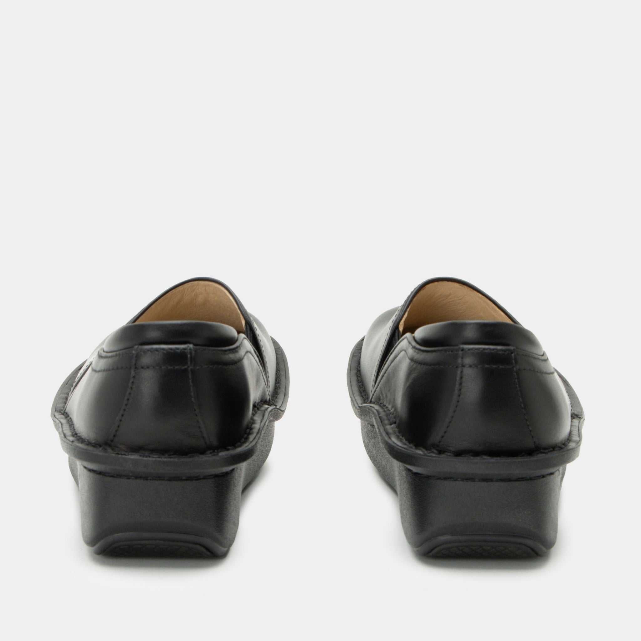 Alegria Debra Comfort Arch Support Women's Slip-On Clog - Black Nappa - 4