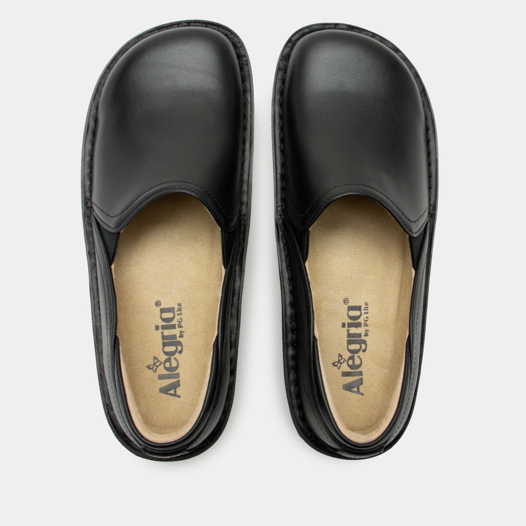 Alegria Debra Comfort Arch Support Women's Slip-On Clog - Black Nappa - 5