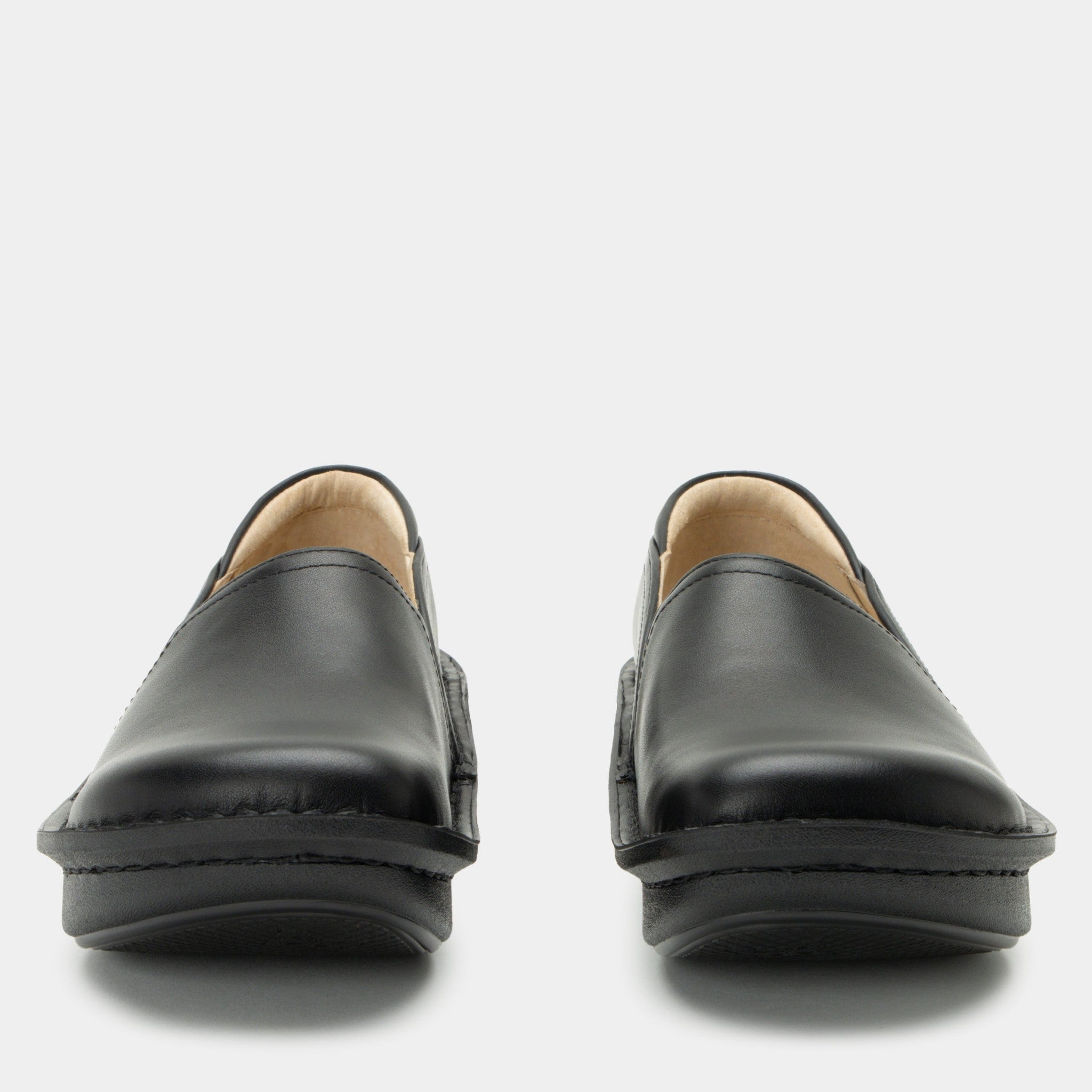 Alegria Debra Comfort Arch Support Women's Slip-On Clog - Black Nappa - 6