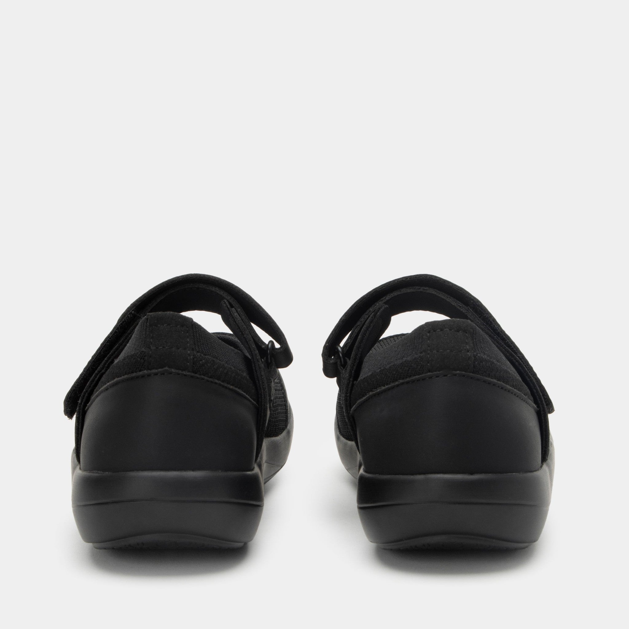 Alegria Dinamo Comfort Arch Support Women's Mary Jane Shoe - All Black - 4