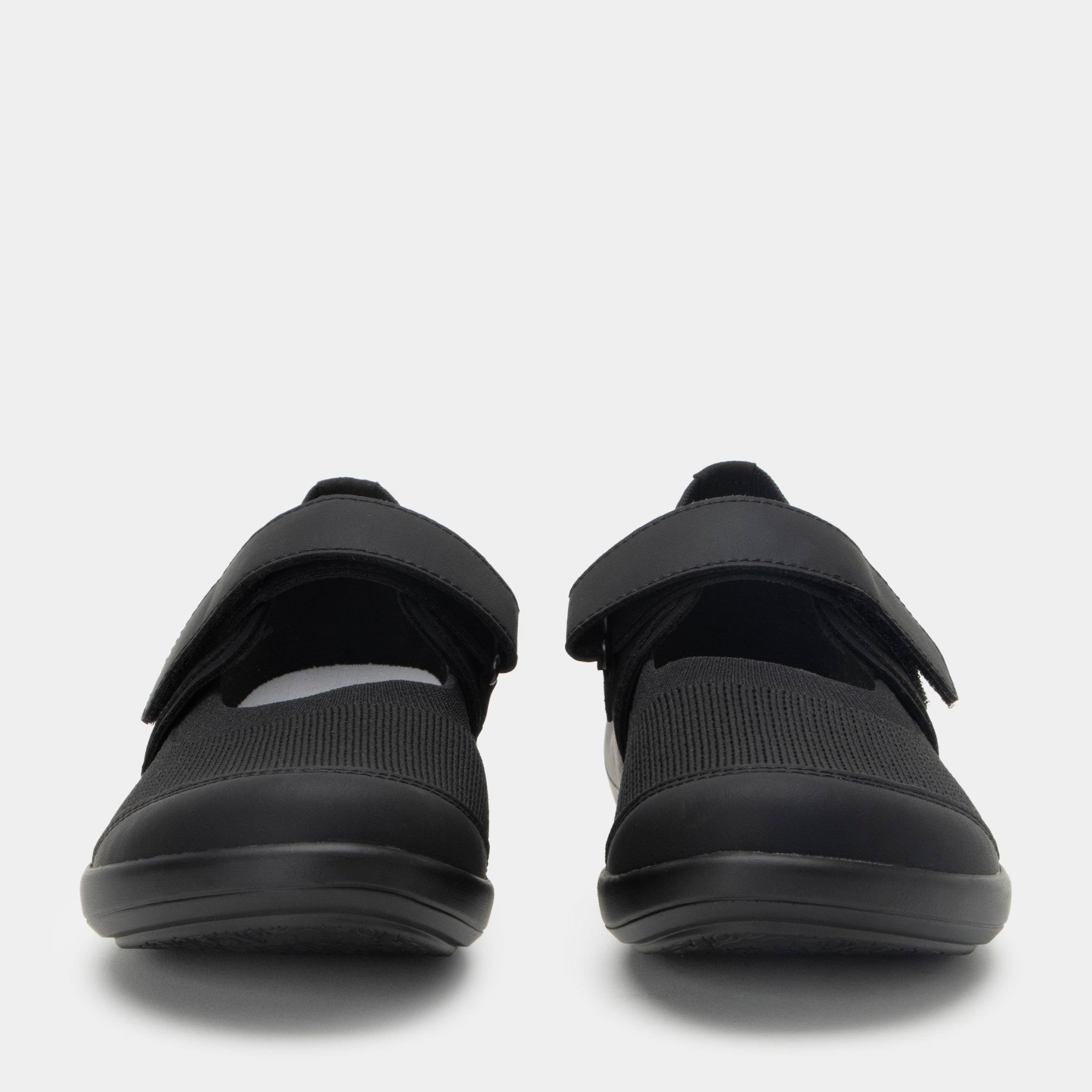 Alegria Dinamo Comfort Arch Support Women's Mary Jane Shoe - All Black - 6