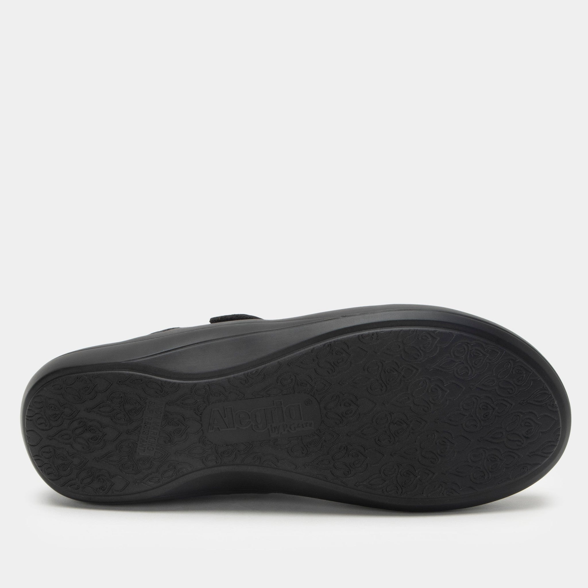 Alegria Dinamo Comfort Arch Support Women's Mary Jane Shoe - All Black - 7