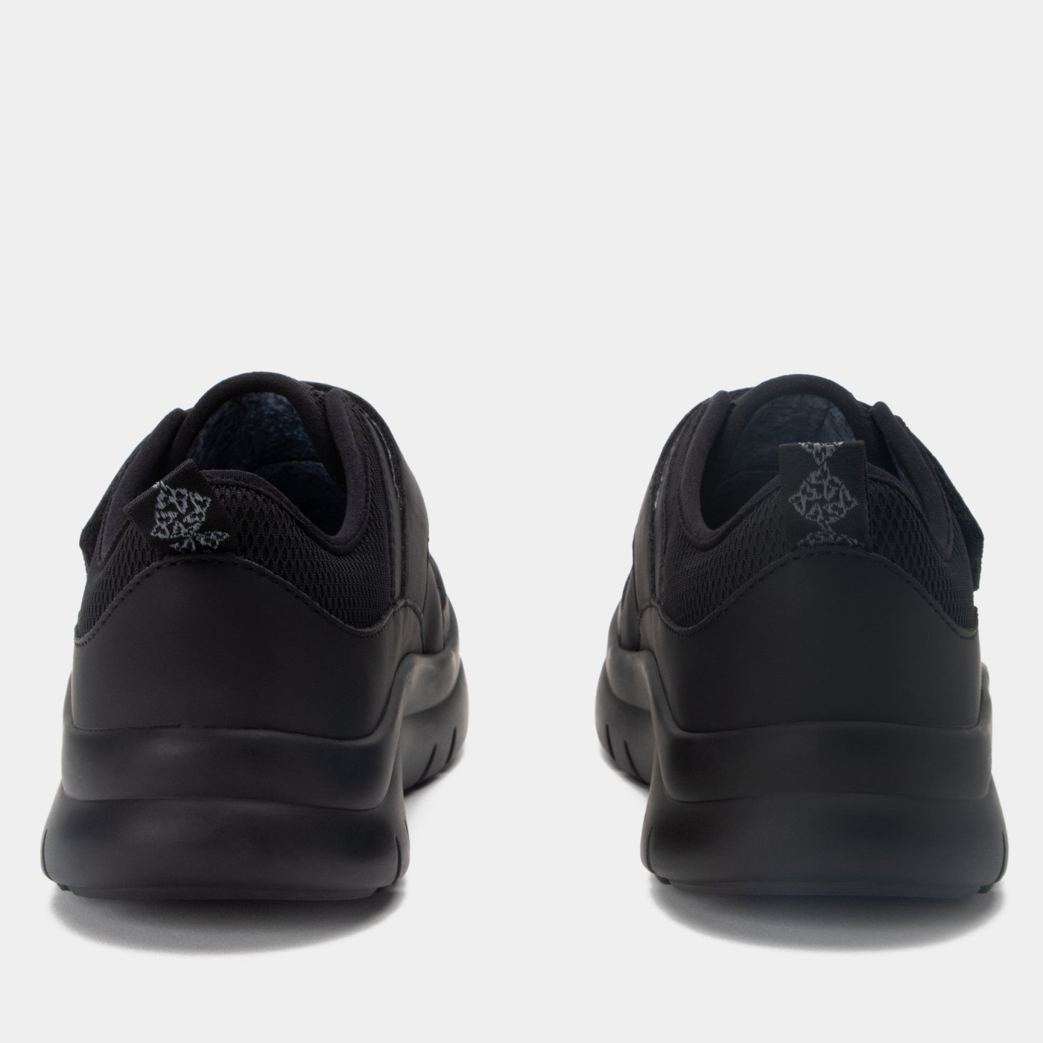 Alegria Double Trouble Comfort Arch Support Women's Walking Shoe - Black Mesh - 3