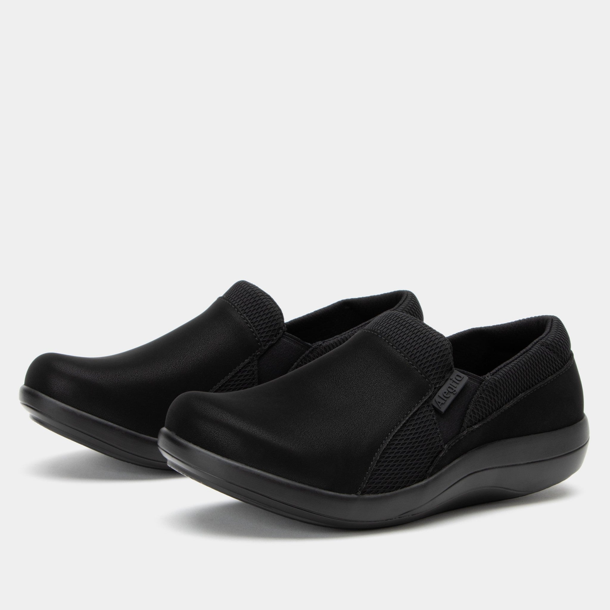 Alegria Duette Comfort Arch Support Women's Casual Shoe - All Black - 1