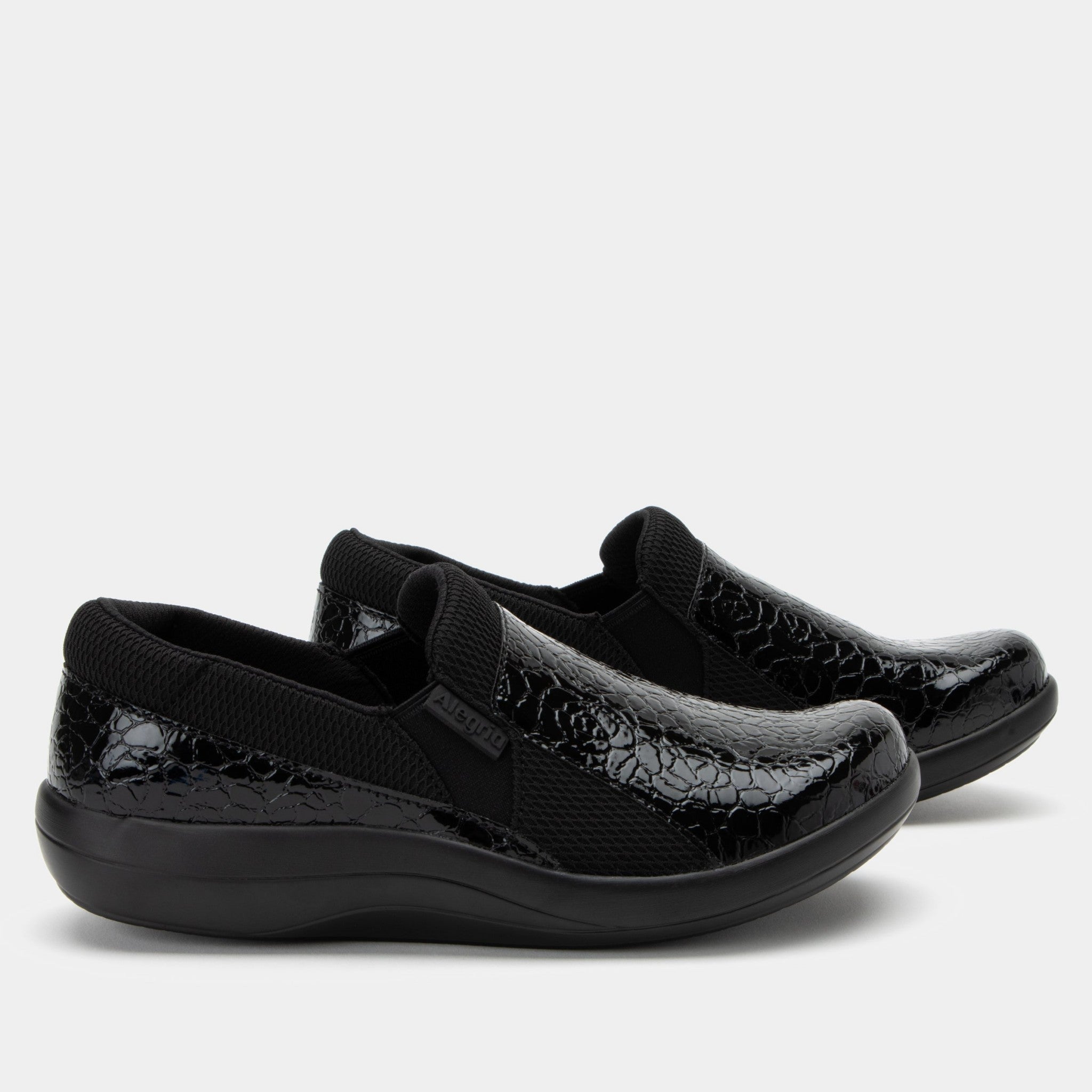 Alegria Duette Comfort Arch Support Women's Casual Shoe - Flourish Black - 3