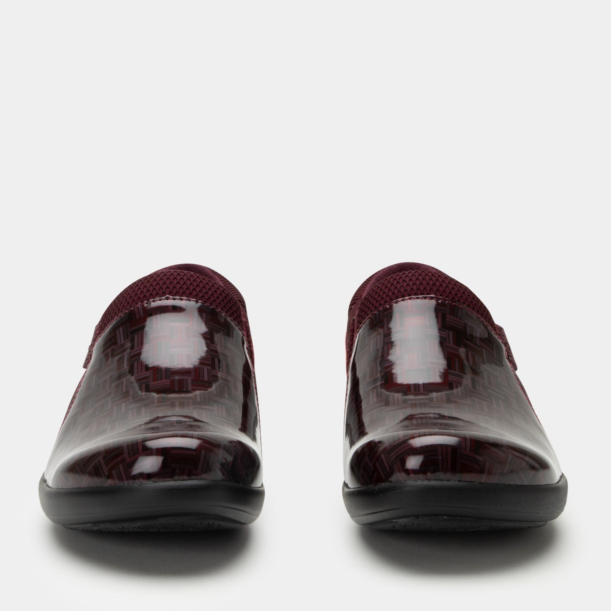 Alegria Duette Comfort Arch Support Women's Casual Shoe - Wine Block - 6