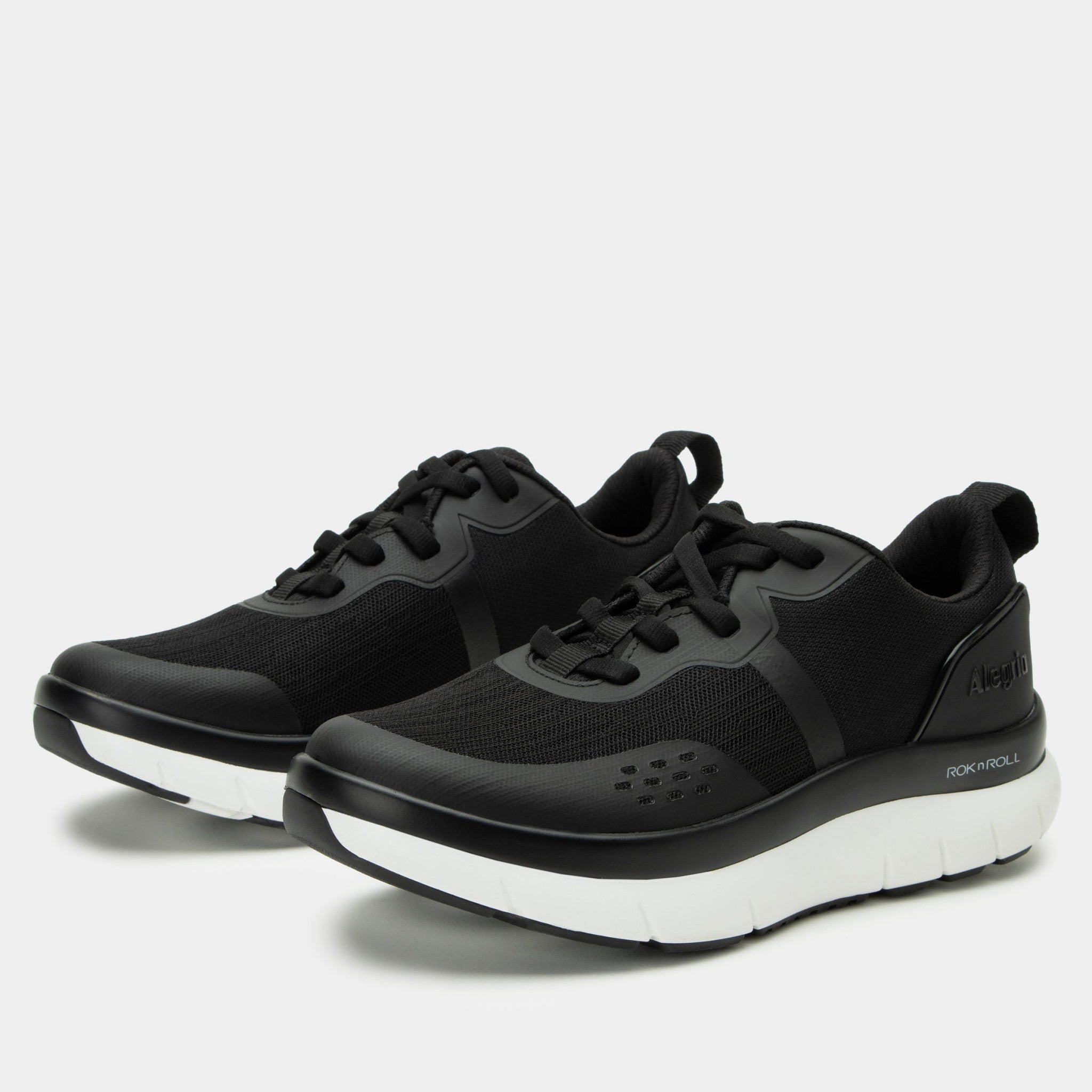 Alegria Eclips Comfort Arch Support Women's Sneaker in Black Mesh