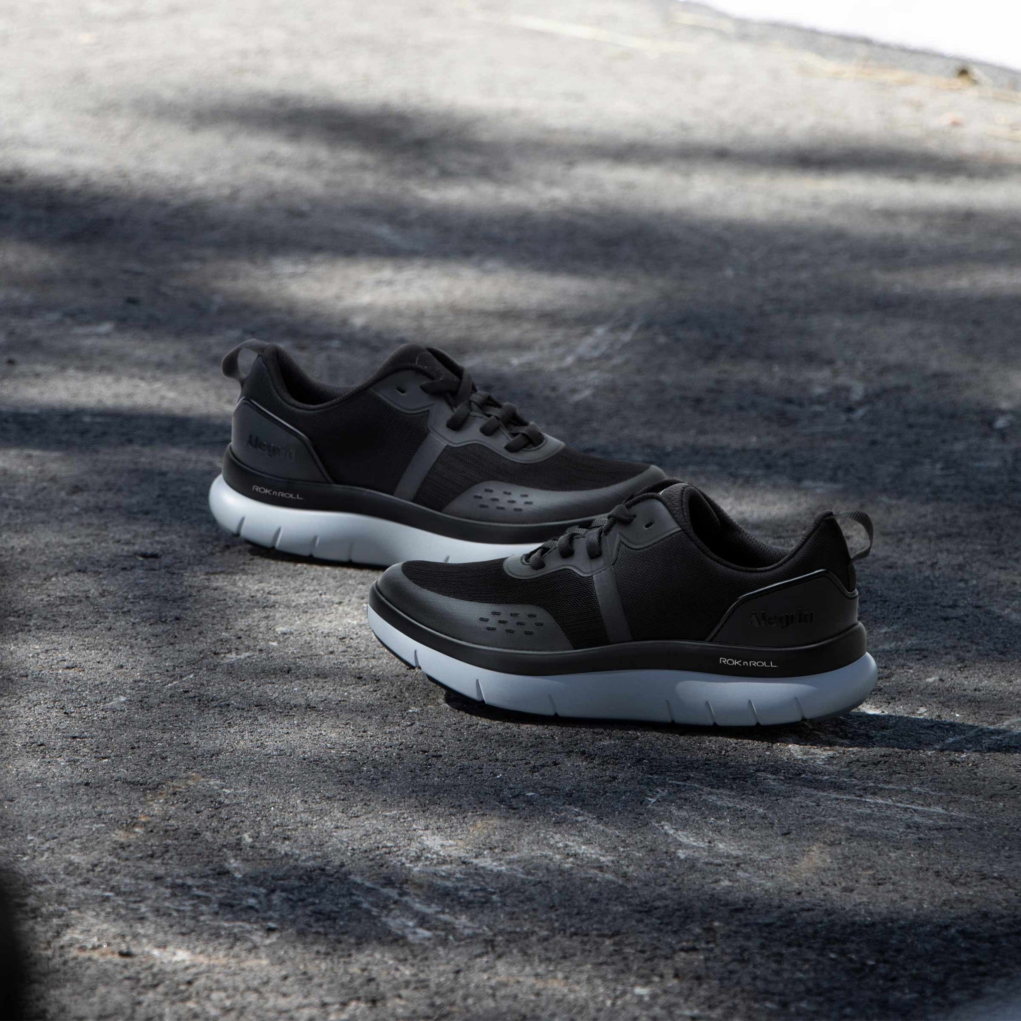 Alegria Eclips Comfort Arch Support Women's Sneaker - Black Mesh - 2
