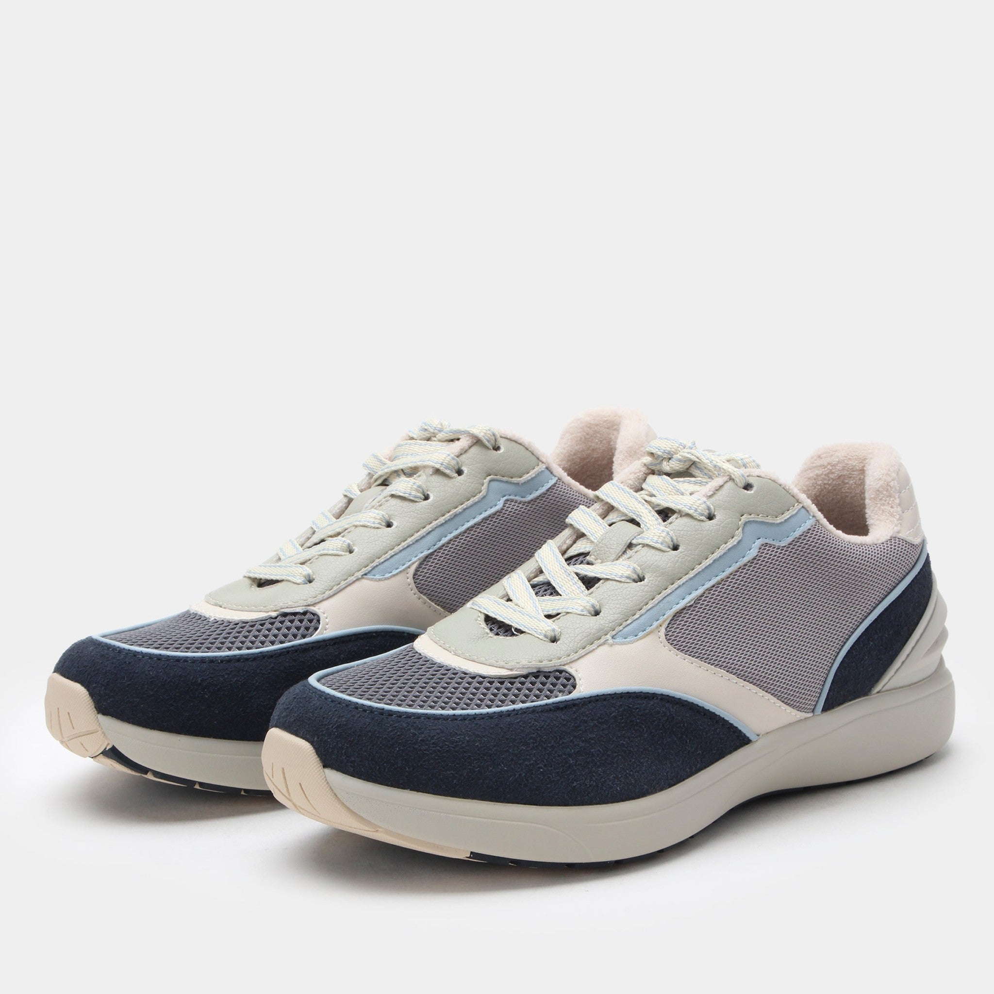 Alegria Embyr LC04/18/26 Comfort Arch Support Women's Sneaker - Retro Blue - 1