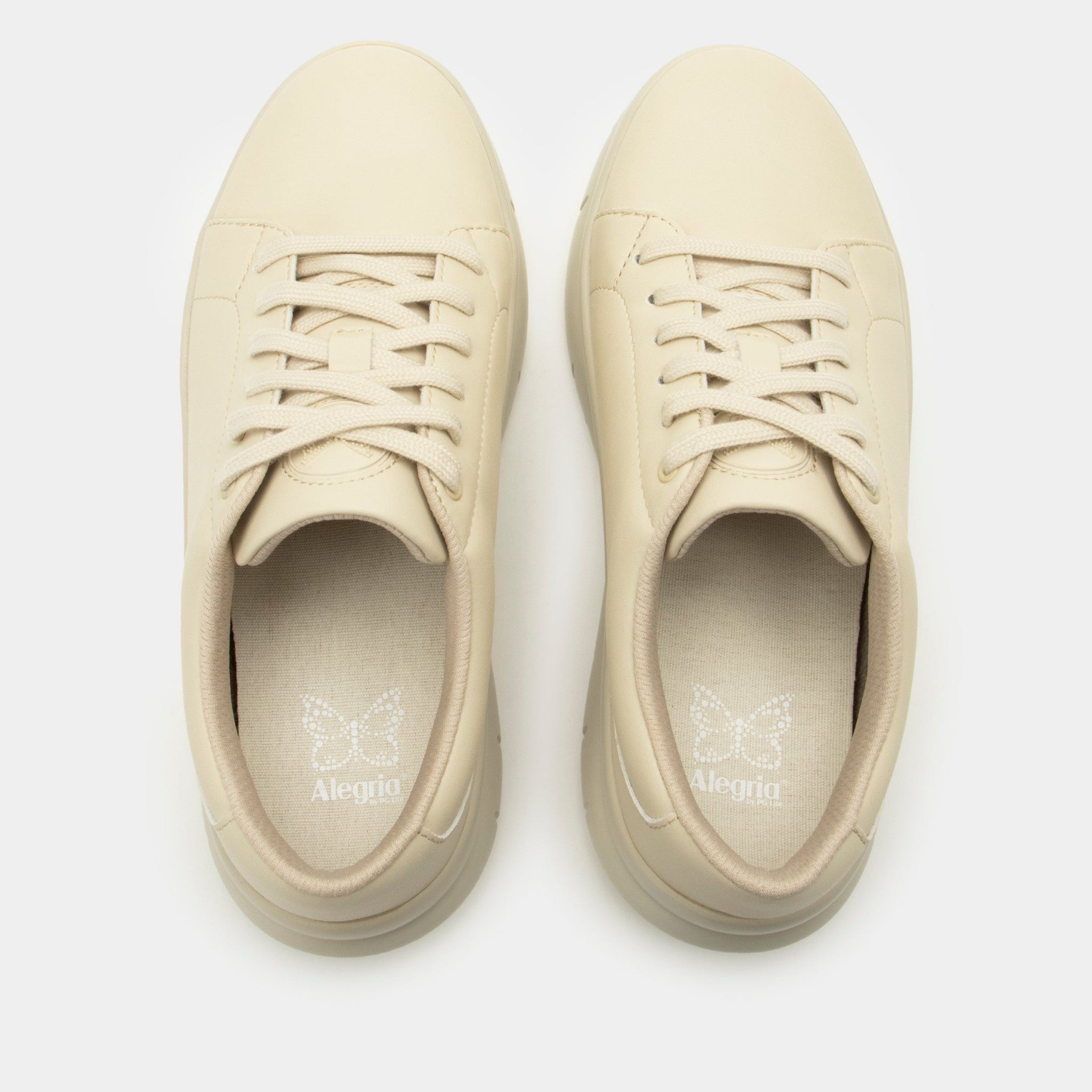 Alegria Flote Comfort Arch Support Women's Sneaker - Bone - 5