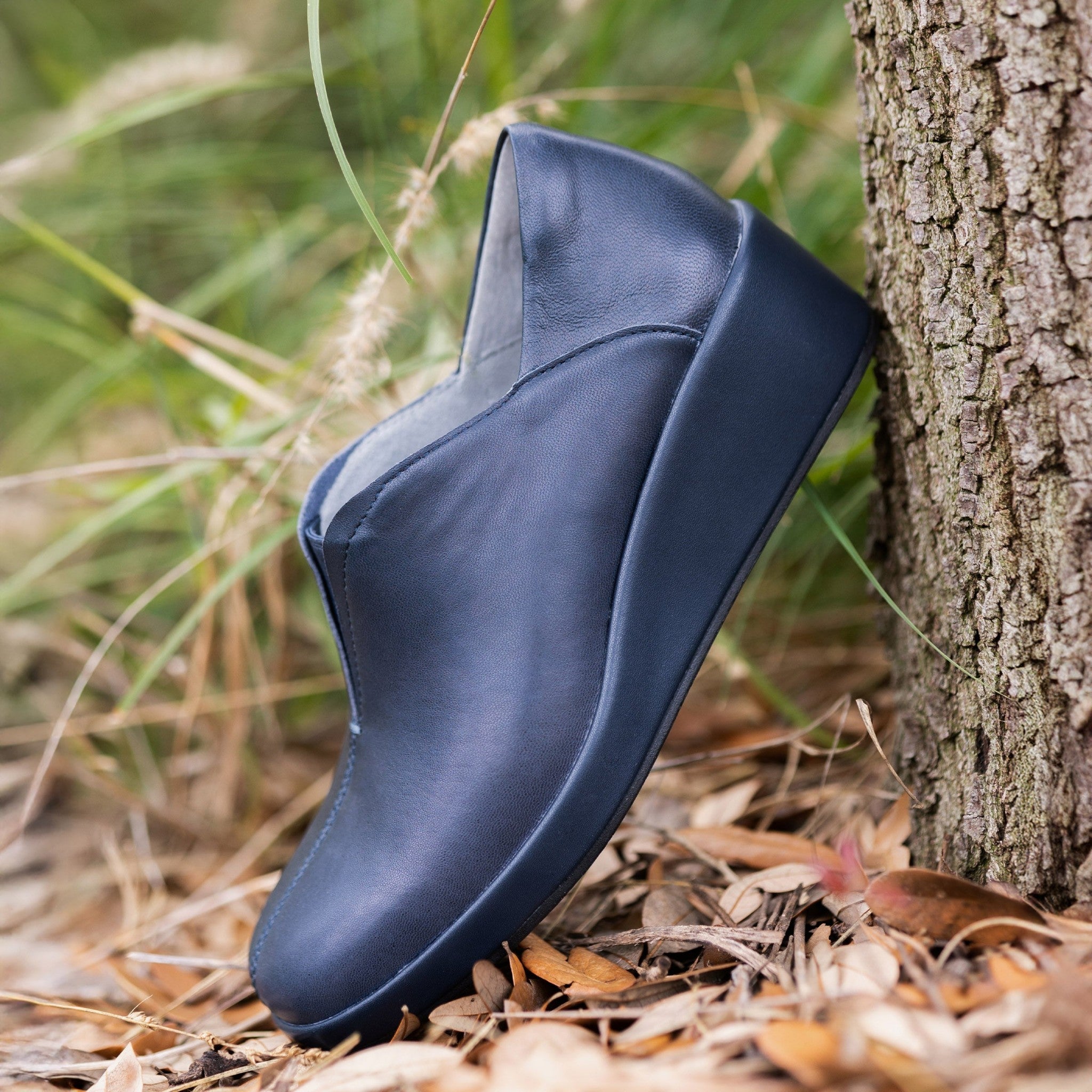 Alegria Hadlee Comfort Arch Support Women's Wedge Loafer - After Midnight - 2