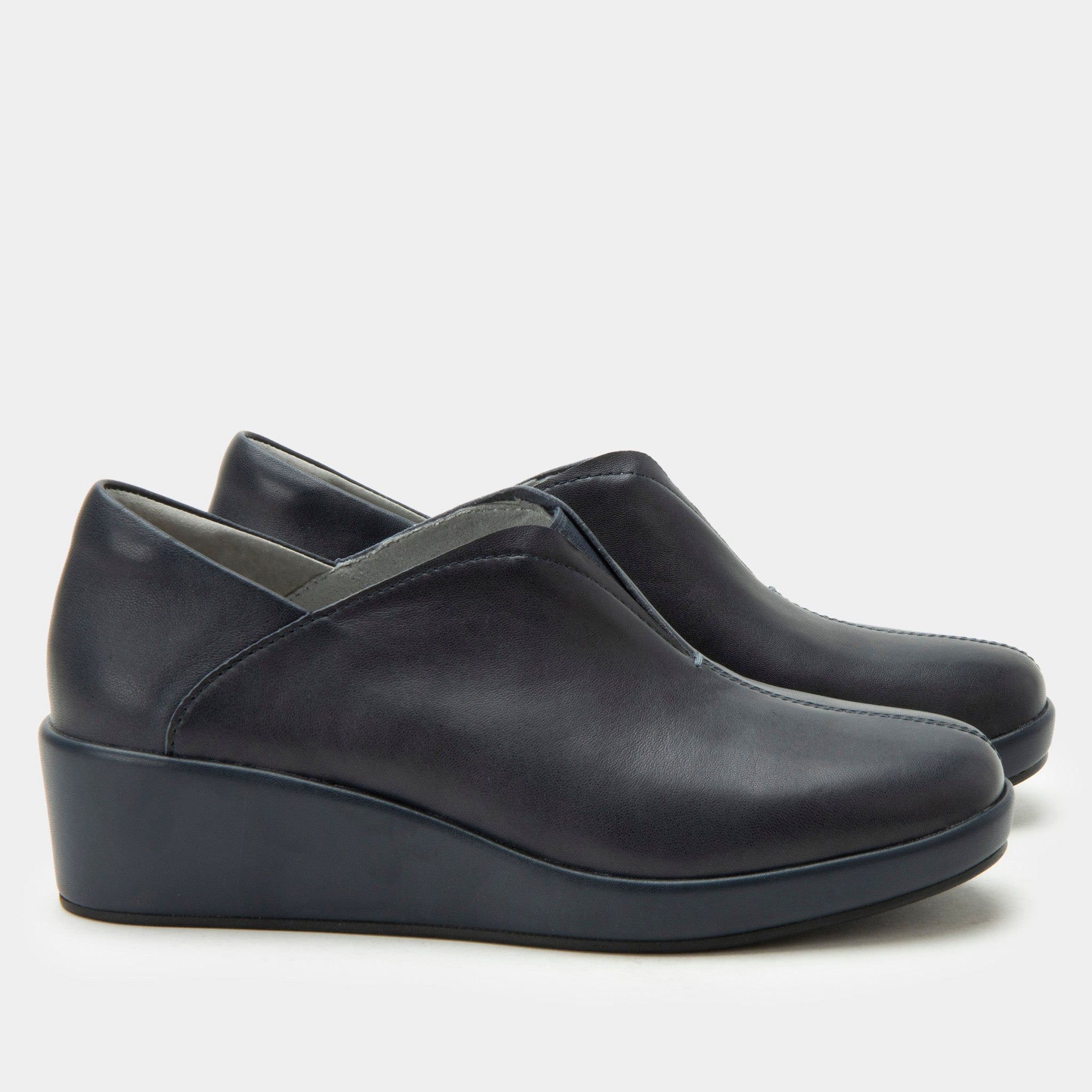 Alegria Hadlee Comfort Arch Support Women's Wedge Loafer - After Midnight - 3