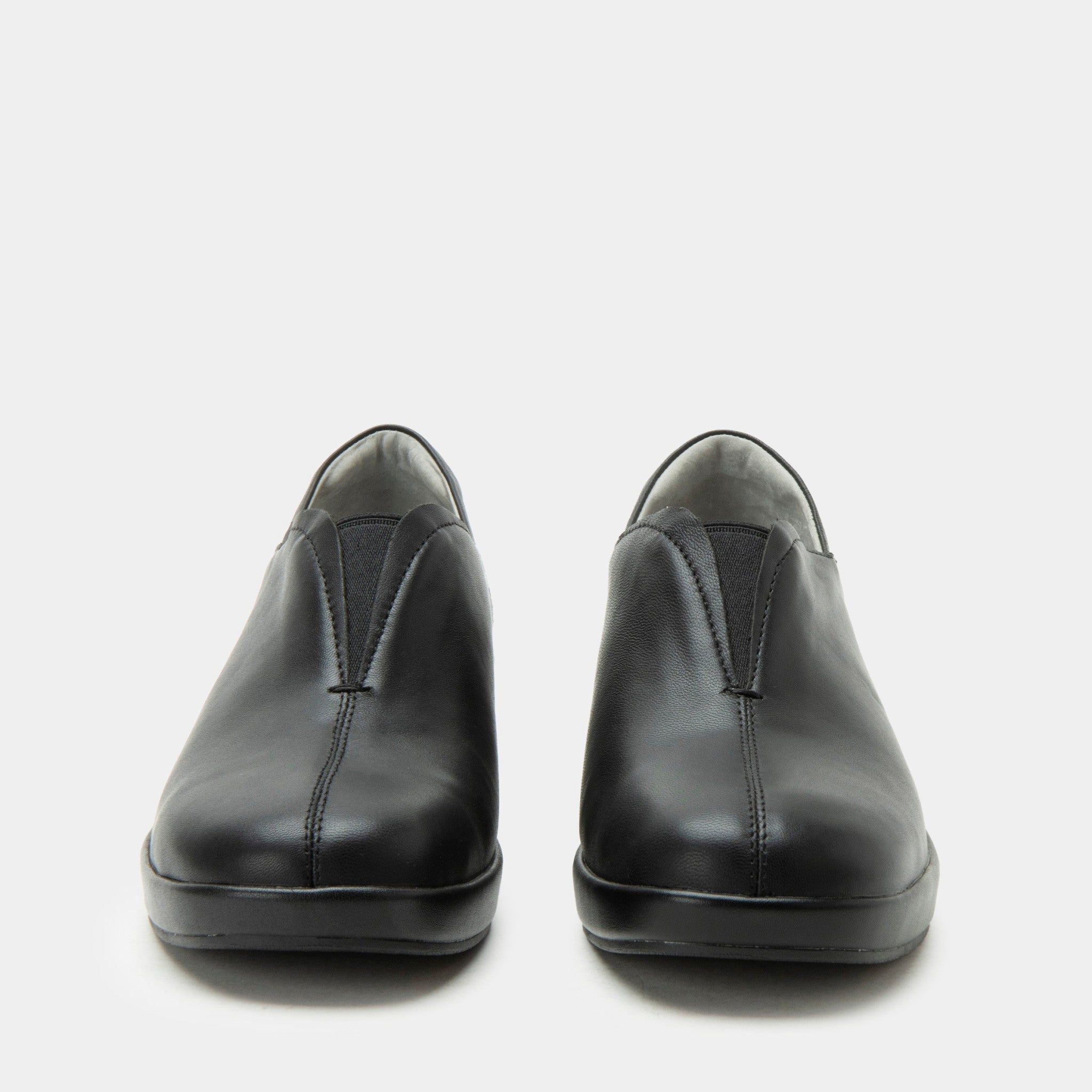 Alegria Hadlee Comfort Arch Support Women's Wedge Loafer - Black - 4