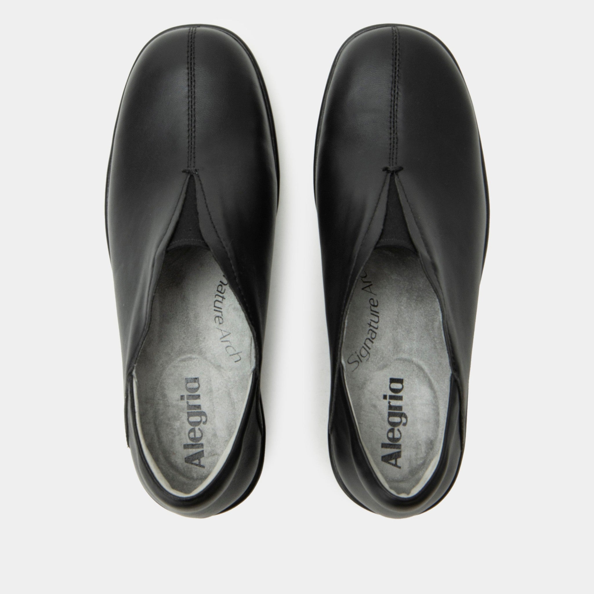 Alegria Hadlee Comfort Arch Support Women's Wedge Loafer - Black - 5