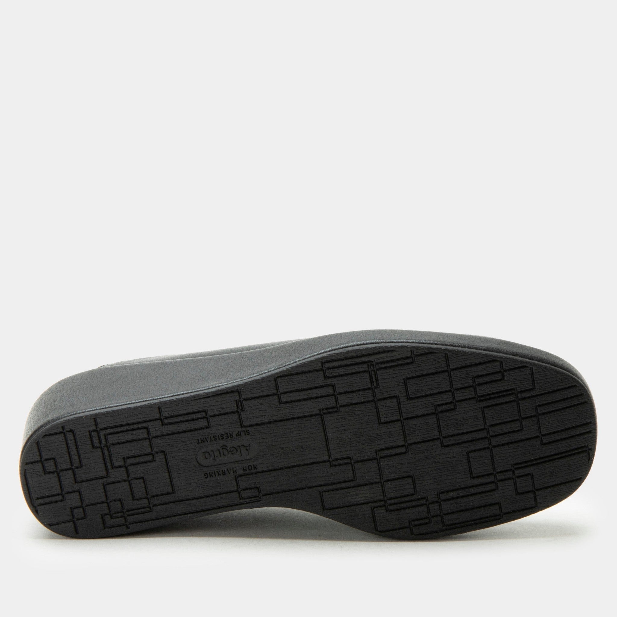 Alegria Hadlee Comfort Arch Support Women's Wedge Loafer - Black - 7