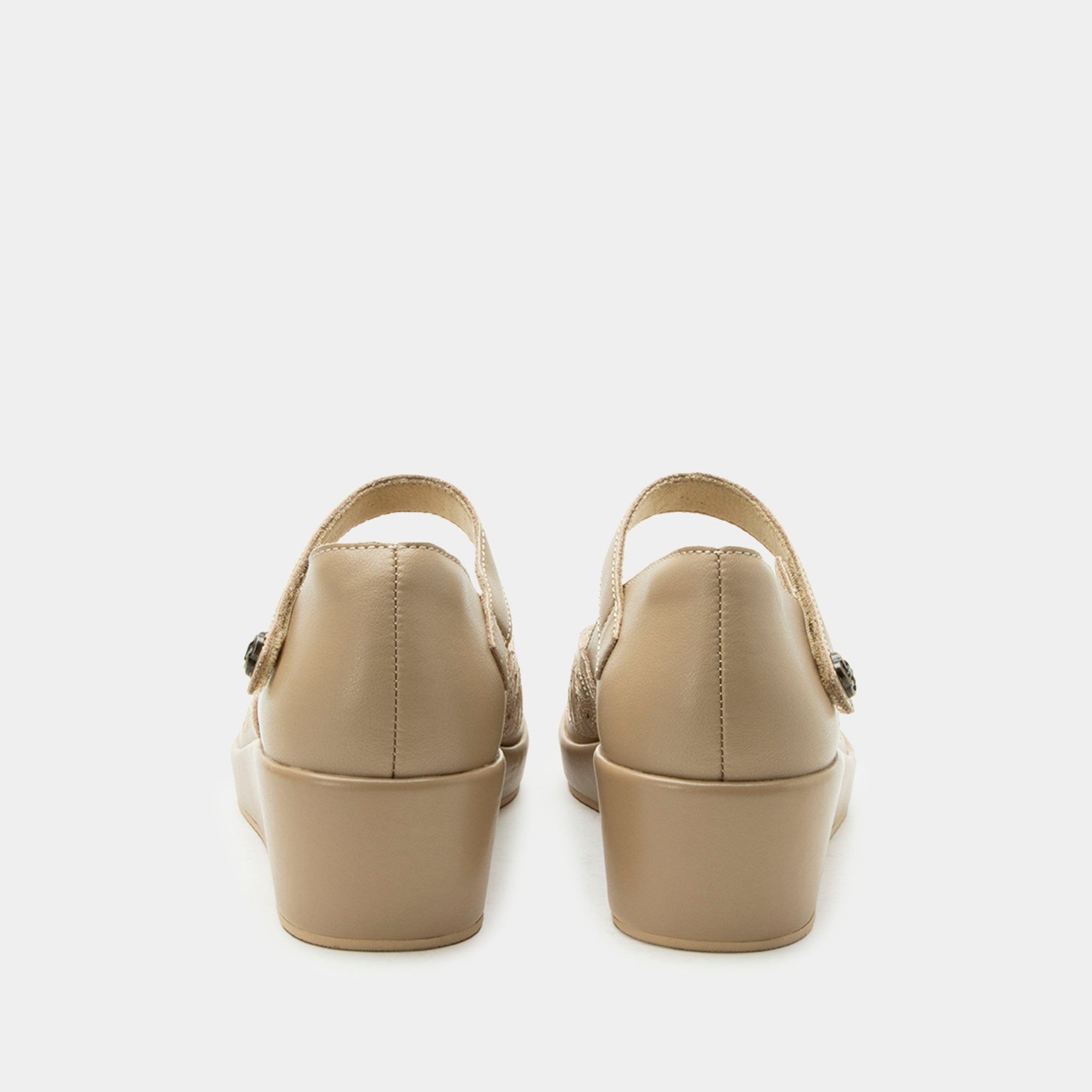 Alegria Hayes Comfort Arch Support Women's Mary Jane Shoe - 6399 Beige Breeze - 3
