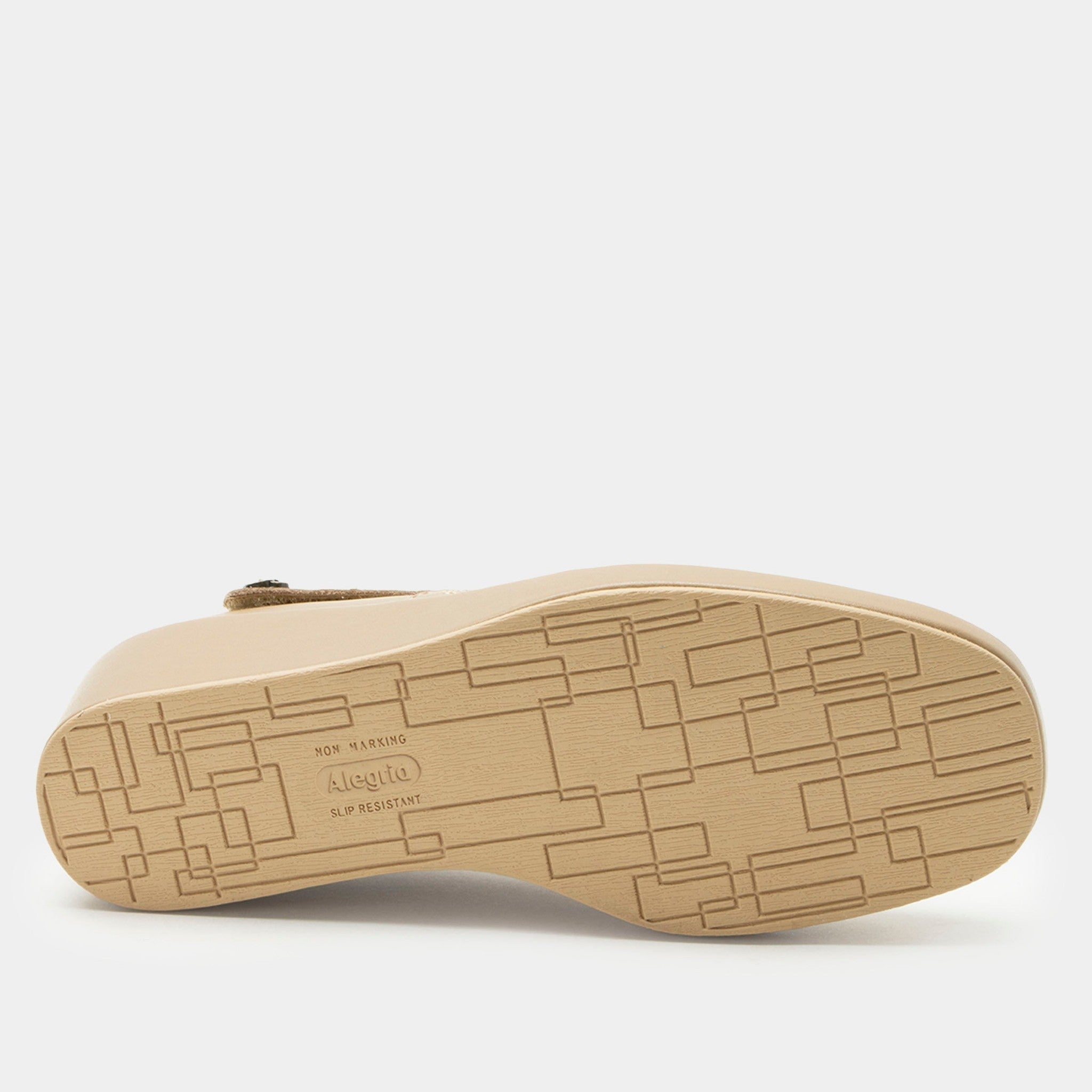 Alegria Hayes Comfort Arch Support Women's Mary Jane Shoe - 6399 Beige Breeze - 4