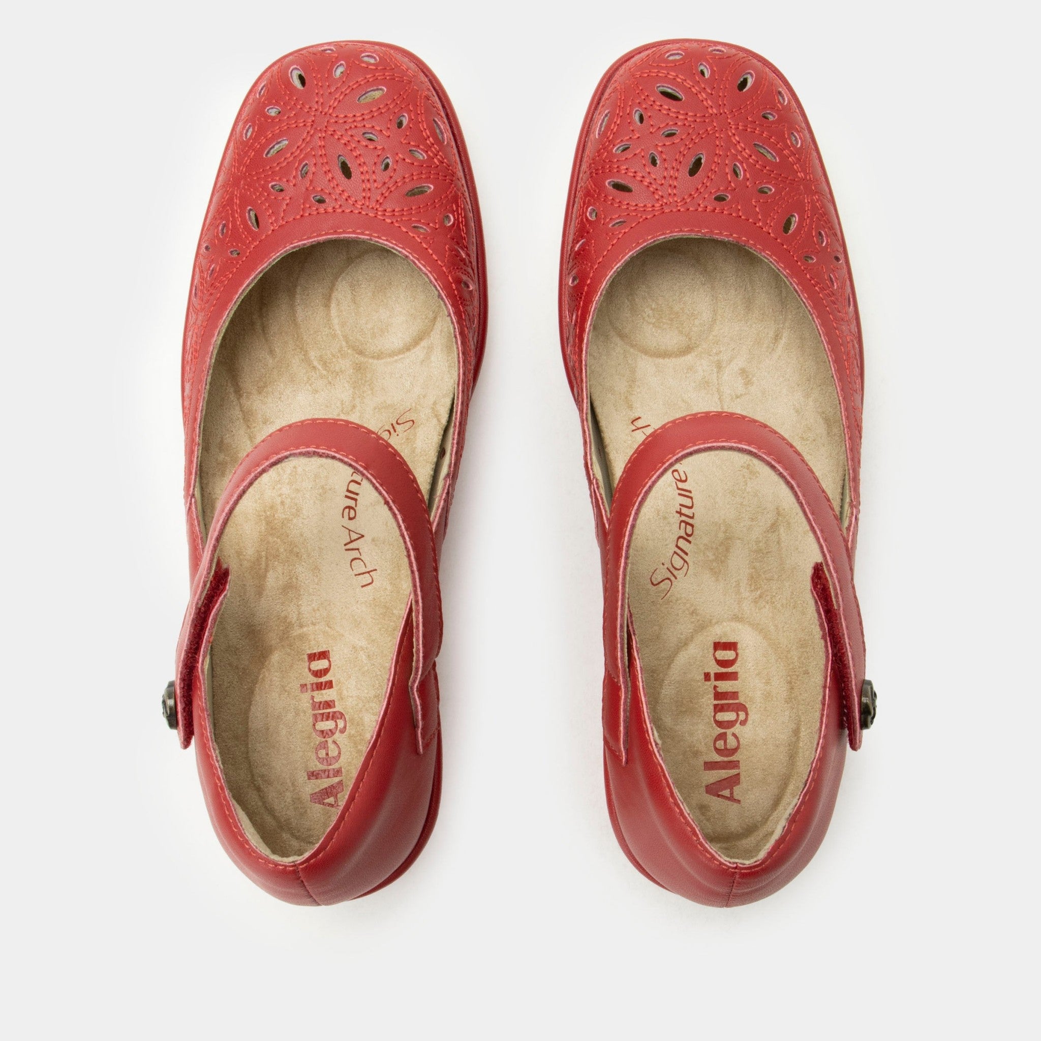 Alegria Hayes Comfort Arch Support Women's Mary Jane Shoe - Ruby Breeze - 4