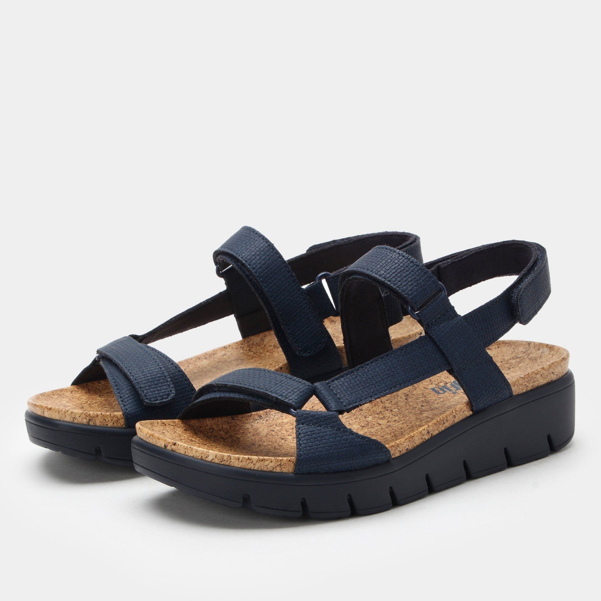Alegria Henna Heritage Comfort Arch Support Women's Sandal in Netted Navy