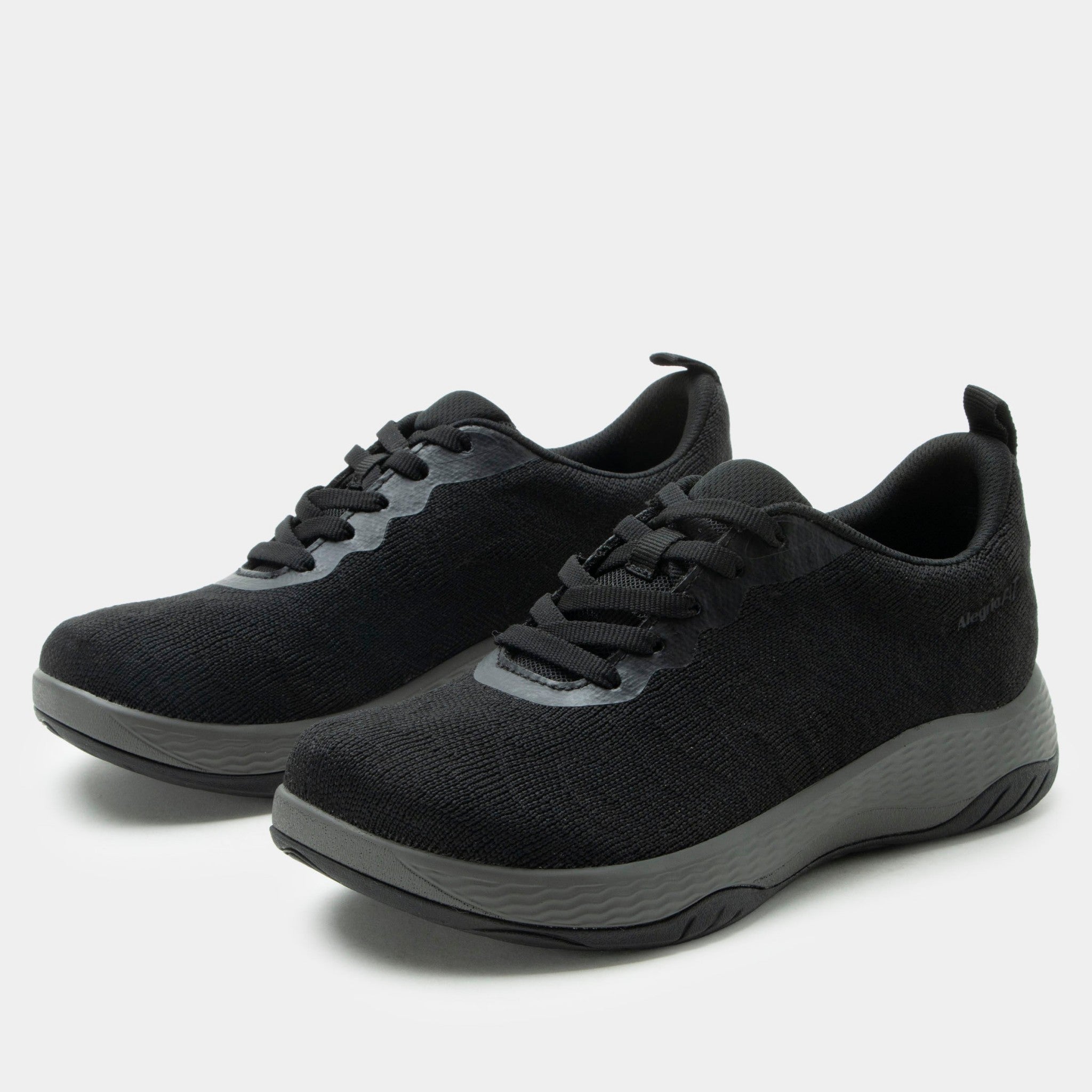 Alegria In8 Comfort Arch Support Women's Sneaker in 601 All Black