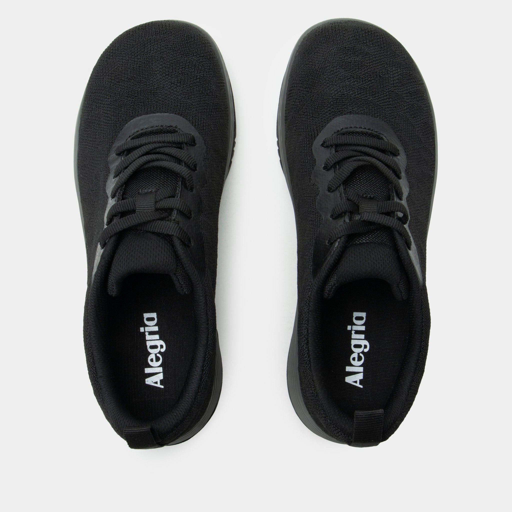 Alegria In8 Comfort Arch Support Women's Sneaker - All Black - 4