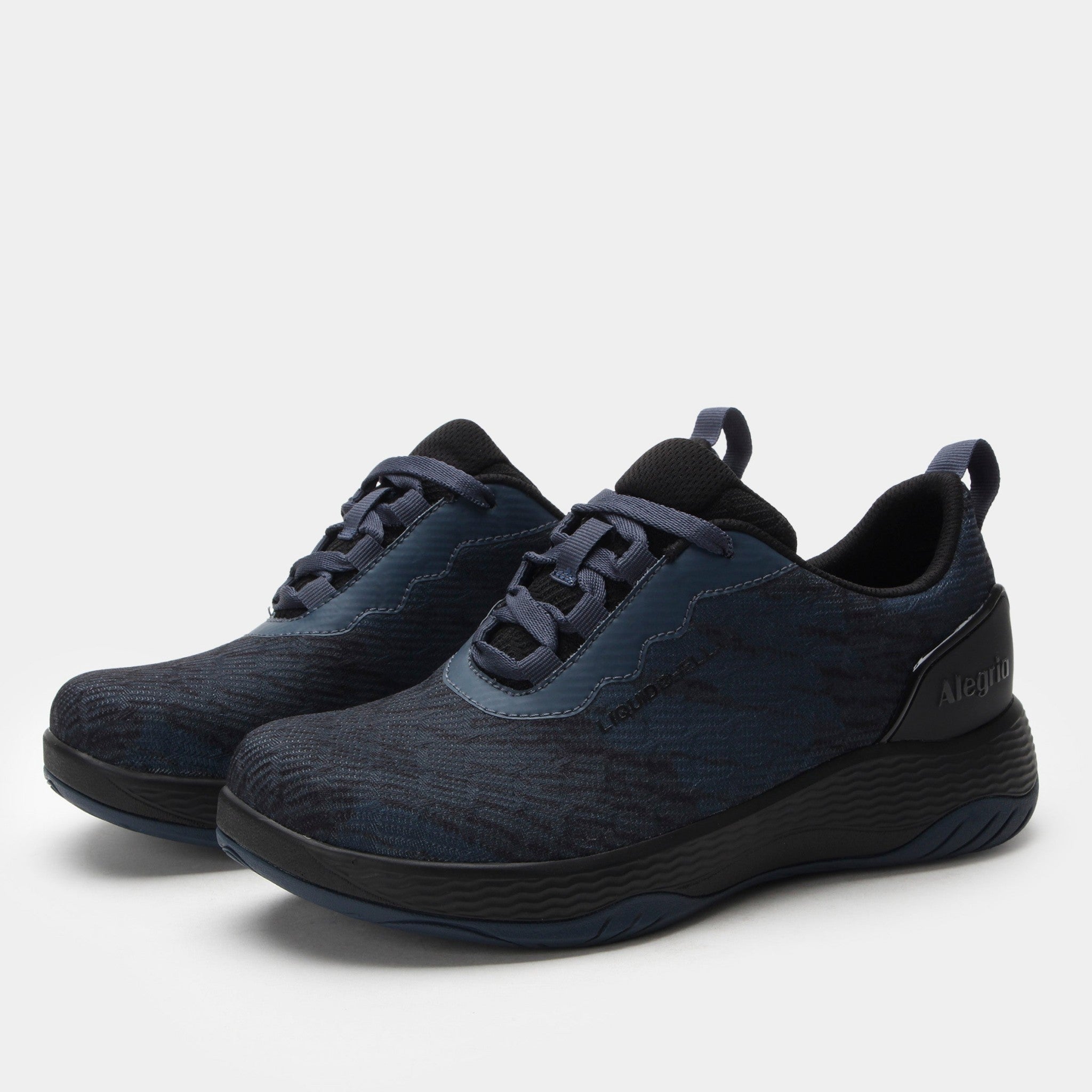 Alegria In8 Comfort Arch Support Women's Sneaker in Dark Harbor