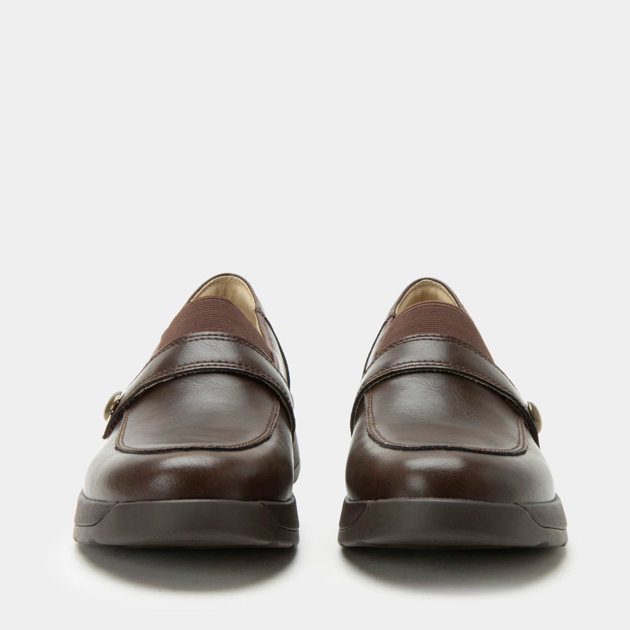 Alegria Janna Z-Tread Comfort Arch Support Women's Loafer - Dark Chocolate - 6