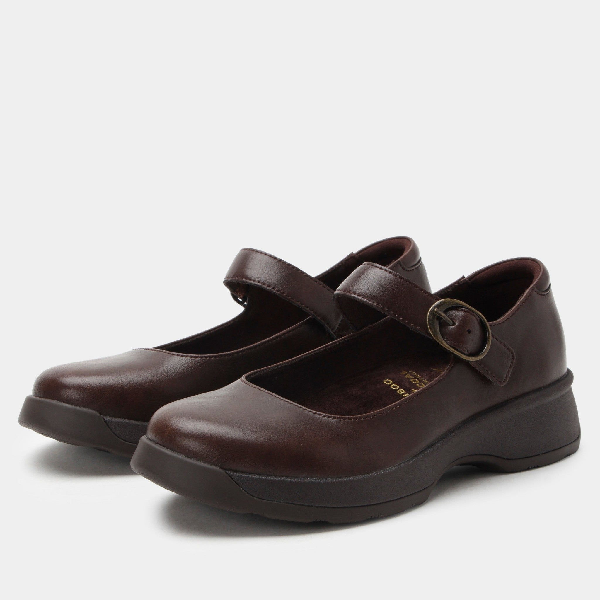 Alegria Jazmine Z-Tread Comfort Arch Support Women's Mary Jane Shoe in Espresso