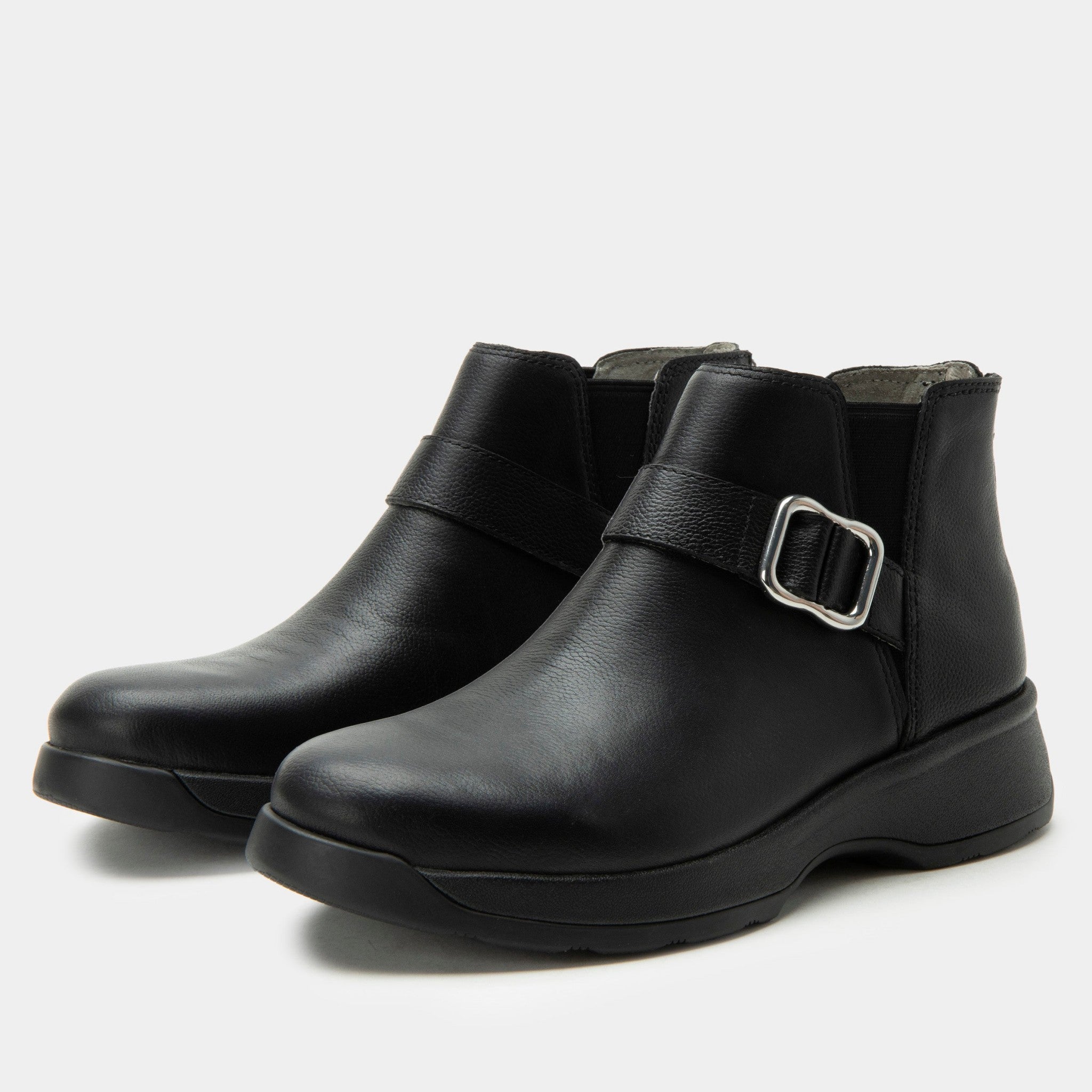 Alegria Jerica Z-Tread Comfort Arch Support Women's Ankle Boot - Black Bird - 1