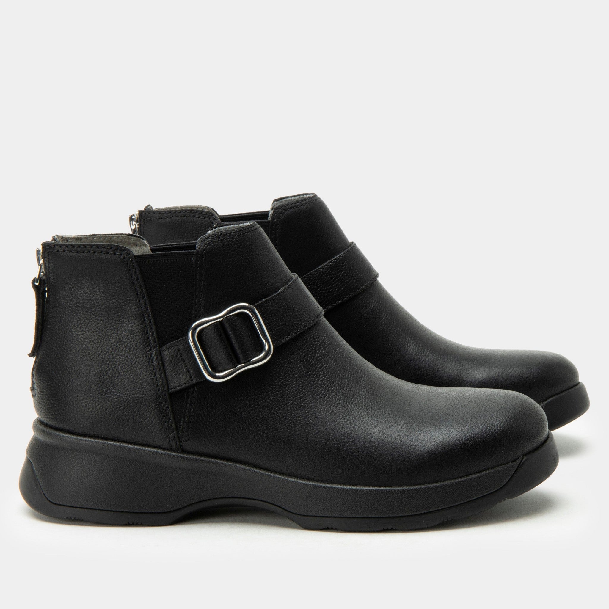 Alegria Jerica Z-Tread Comfort Arch Support Women's Ankle Boot - Black Bird - 2