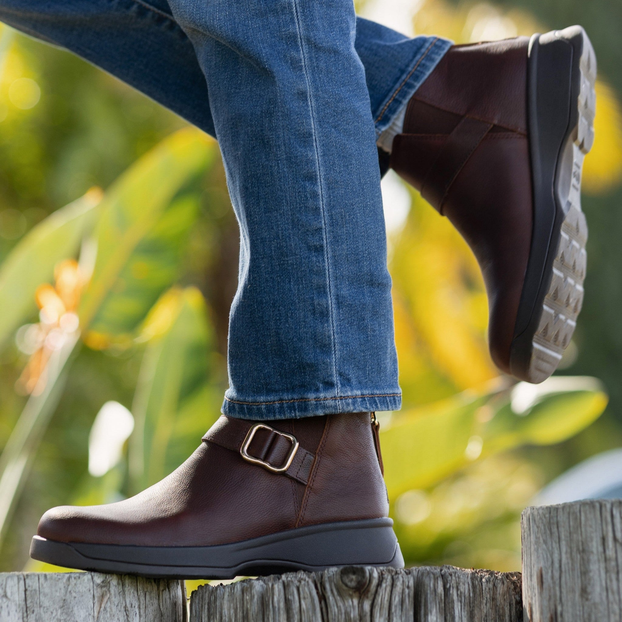 Alegria Jerica Z-Tread Comfort Arch Support Women's Ankle Boot - Java - 2
