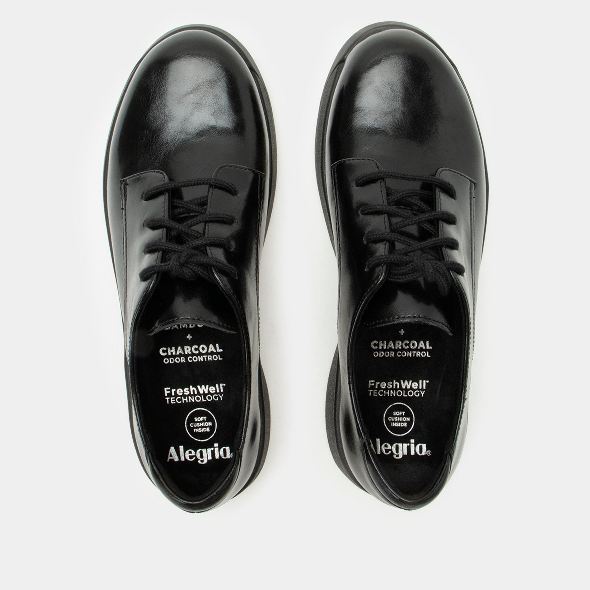 Alegria Joclyn Z-Tread Comfort Arch Support Women's Oxford Shoe - Dapper Black - 5