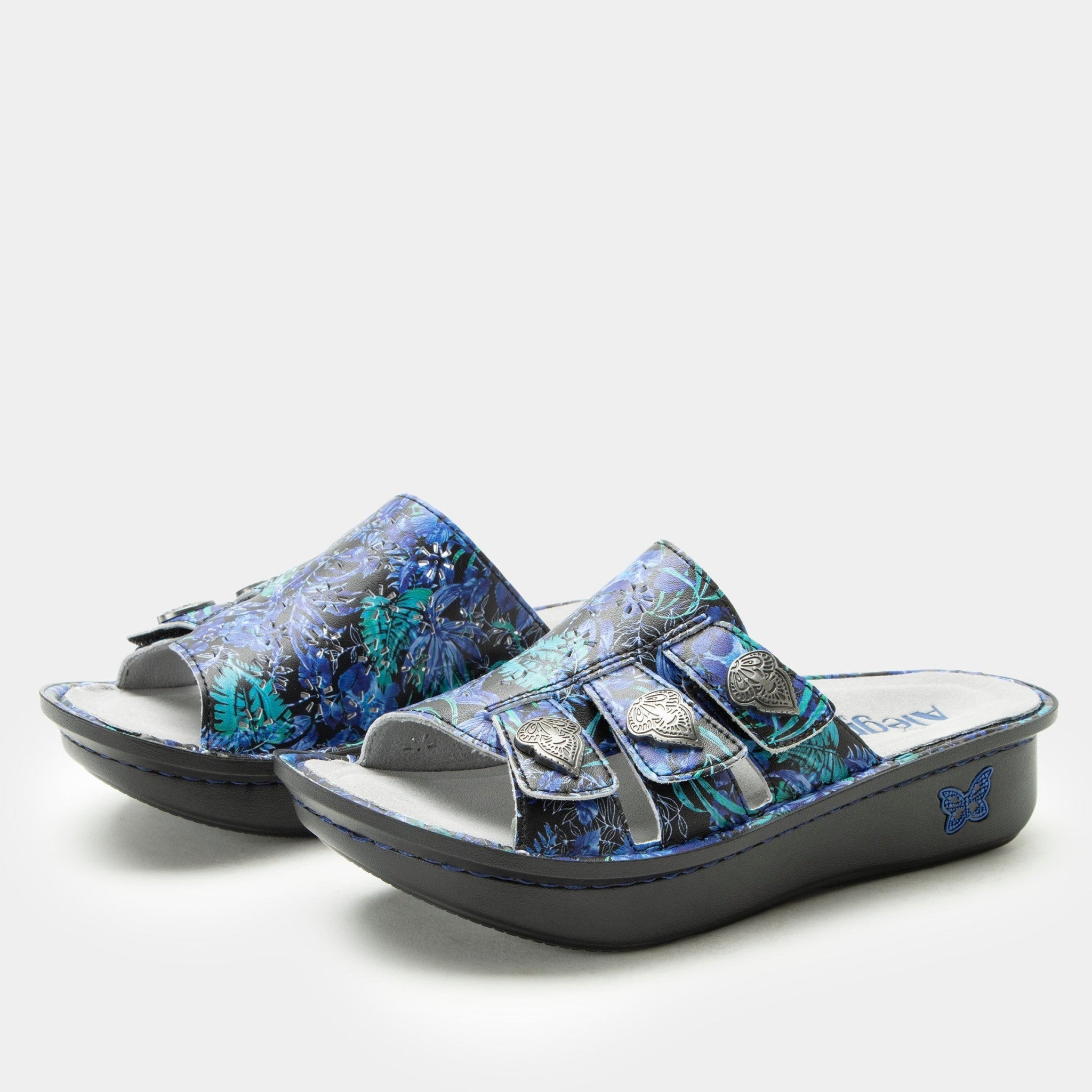 Alegria Julee Comfort Arch Support Women's Slide Sandal in Jungle Book