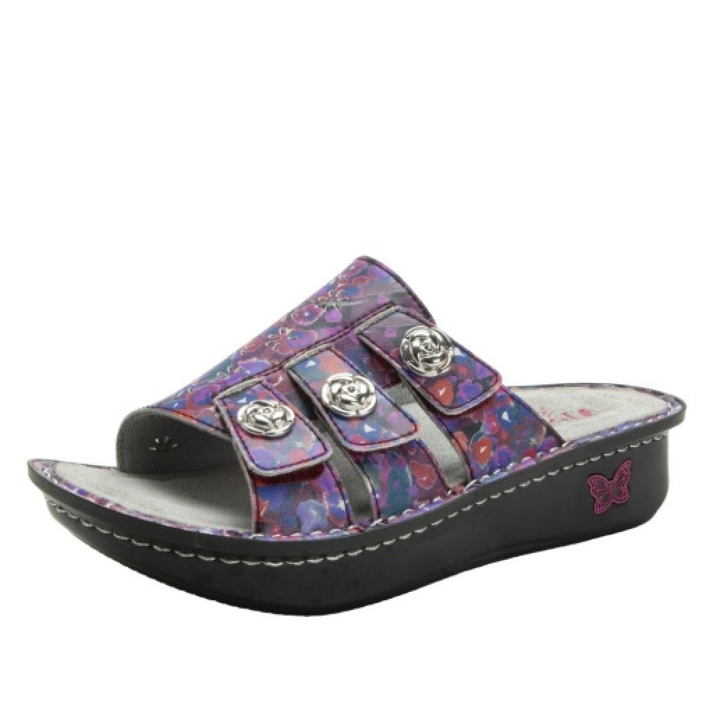 Alegria Julee Comfort Arch Support Women's Slide Sandal - Poppy Pop - 1